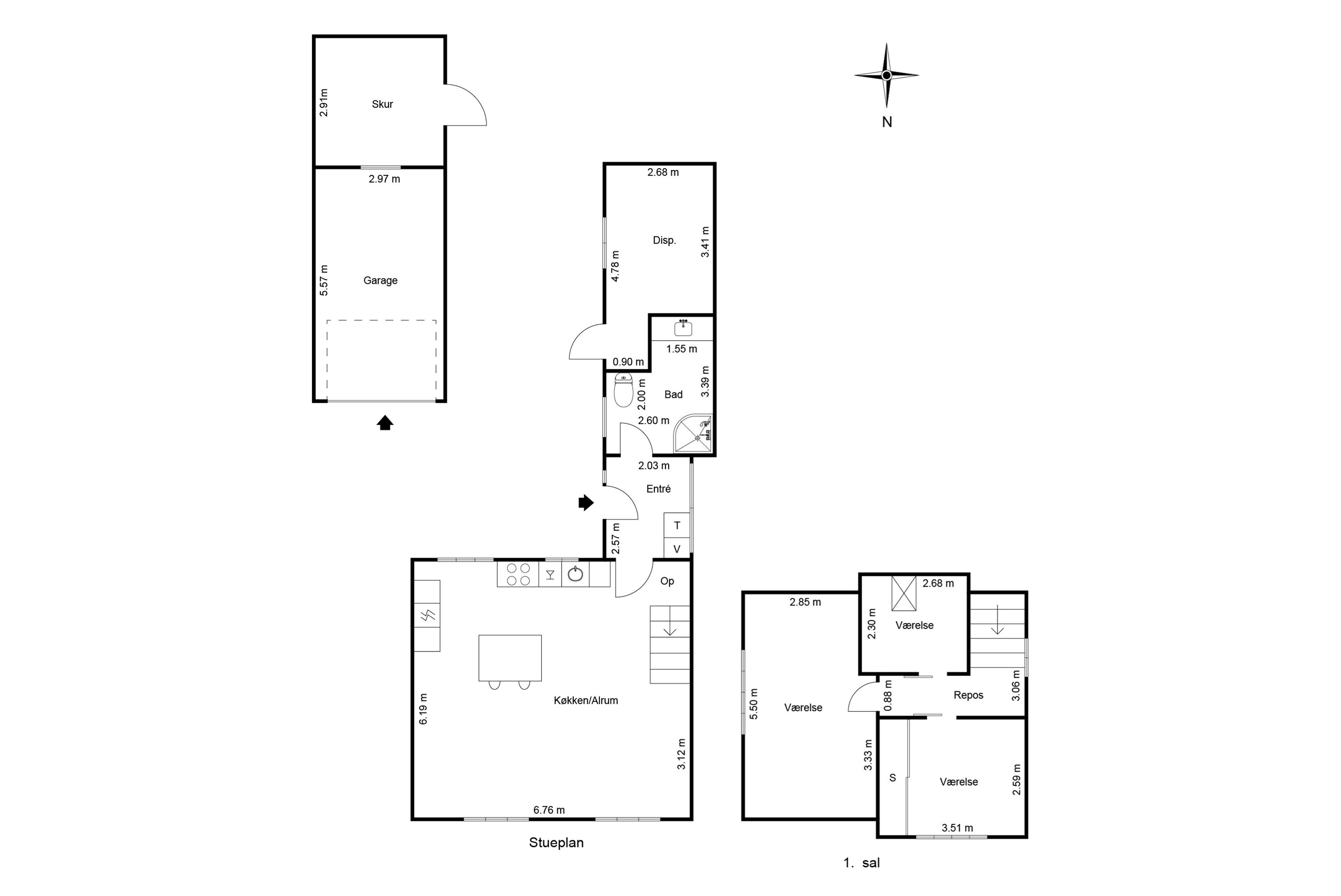Plantegninger billede af Gærumvej 13, 9900 Frederikshavn