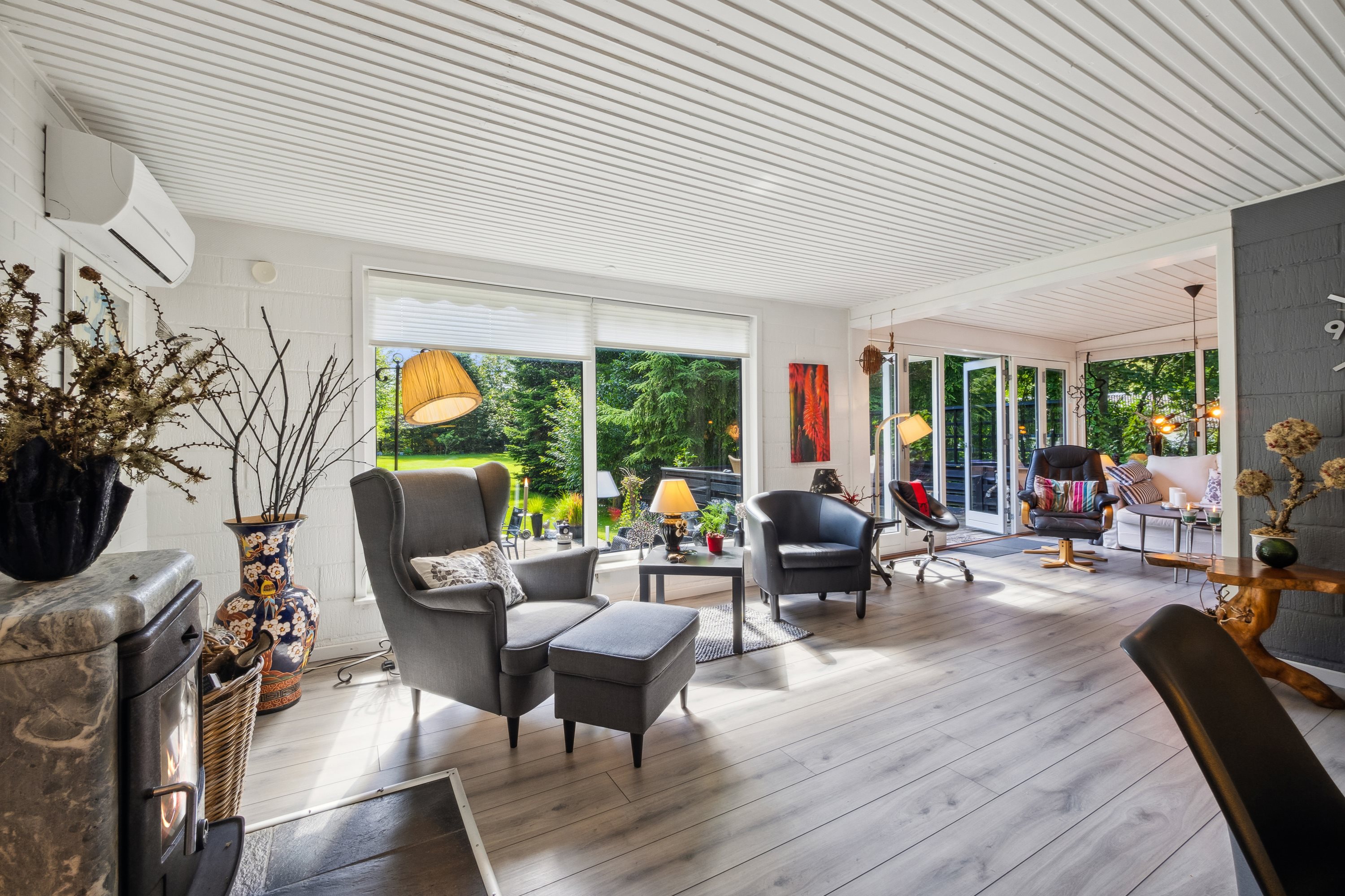 Fremhævet stue billede i fuldskærmstilstand. Billede af Morsøvej 11, Amtoft, 7742 Vesløs