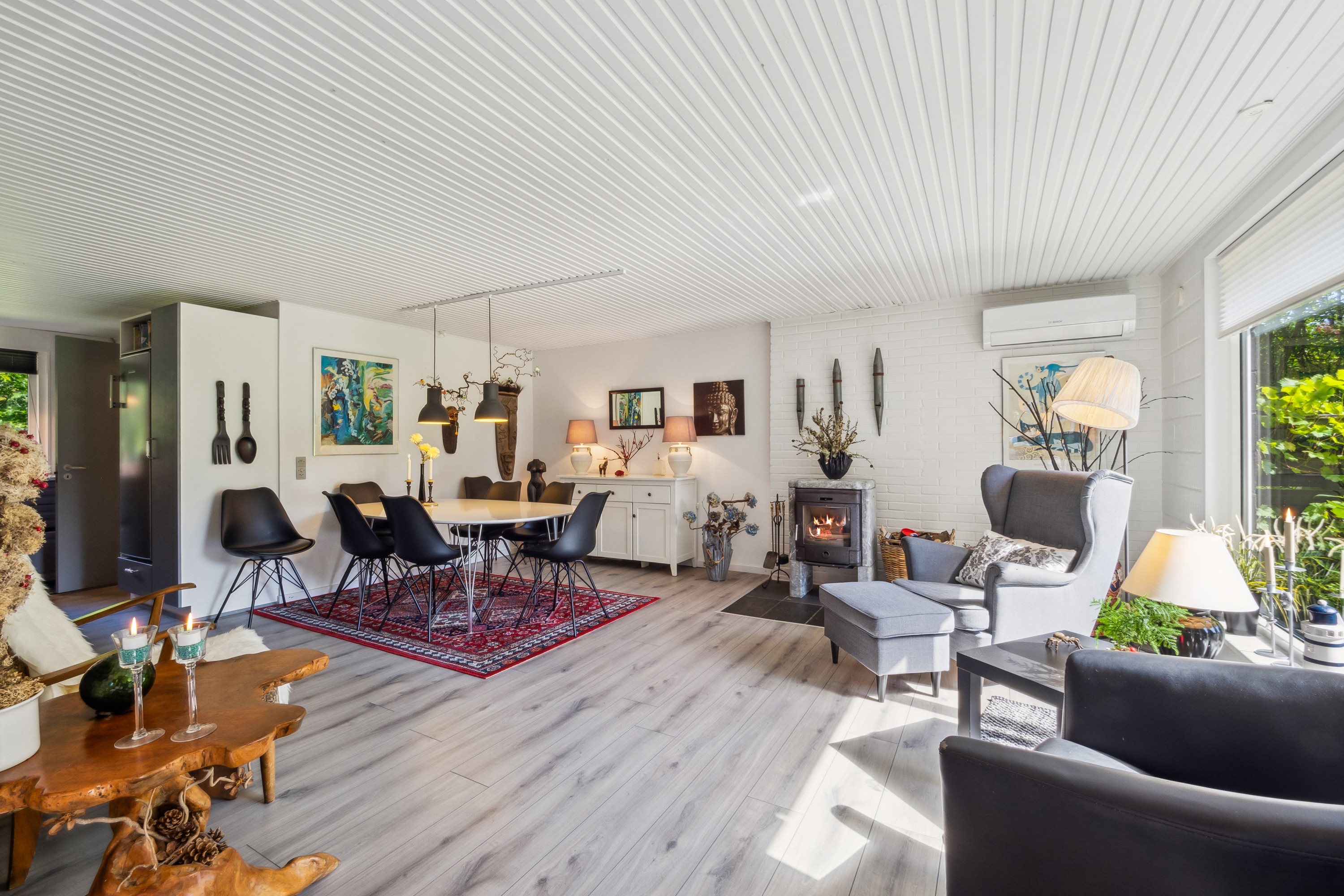 Fremhævet stue billede i fuldskærmstilstand. Billede af Morsøvej 11, Amtoft, 7742 Vesløs