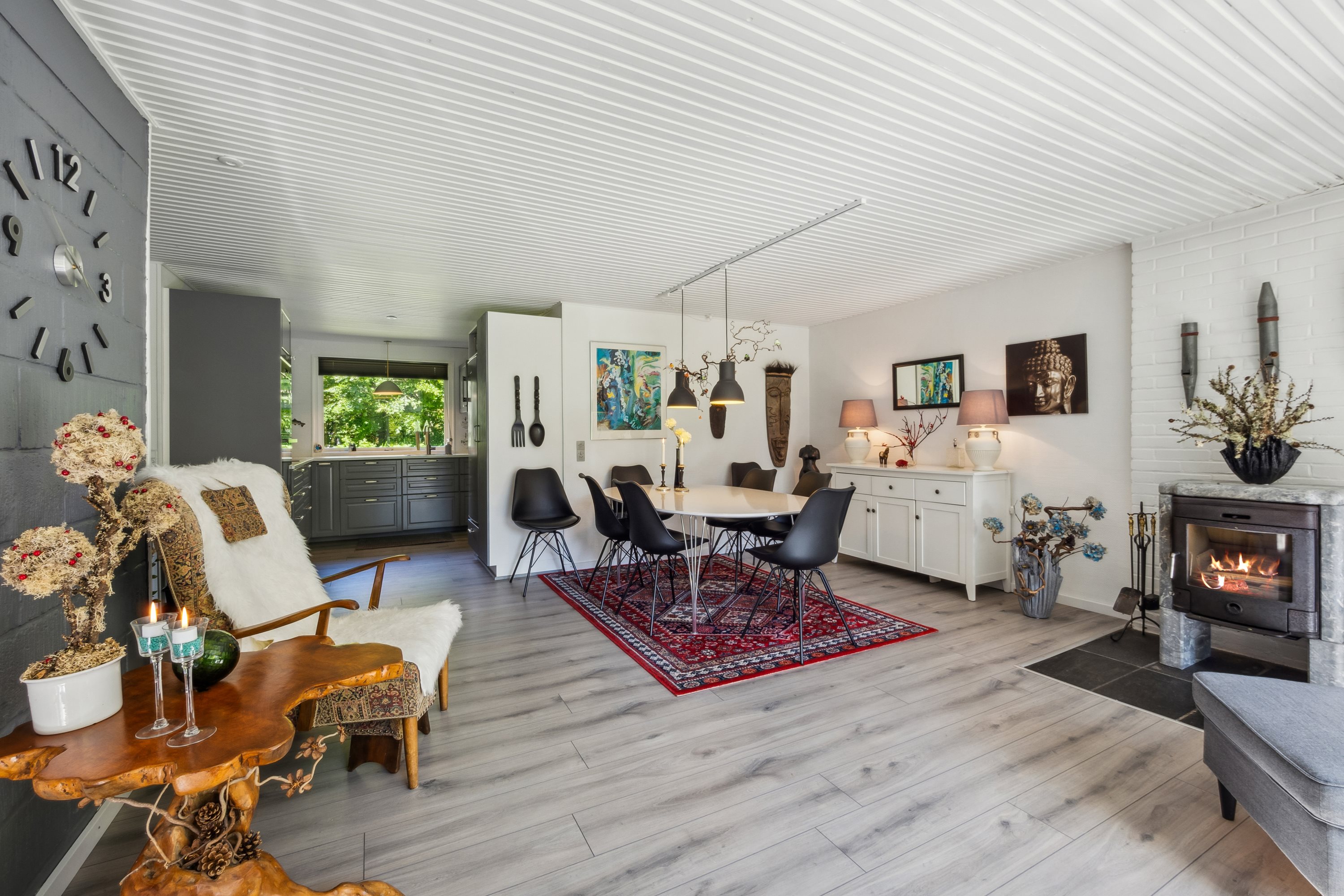 Fremhævet stue billede i fuldskærmstilstand. Billede af Morsøvej 11, Amtoft, 7742 Vesløs