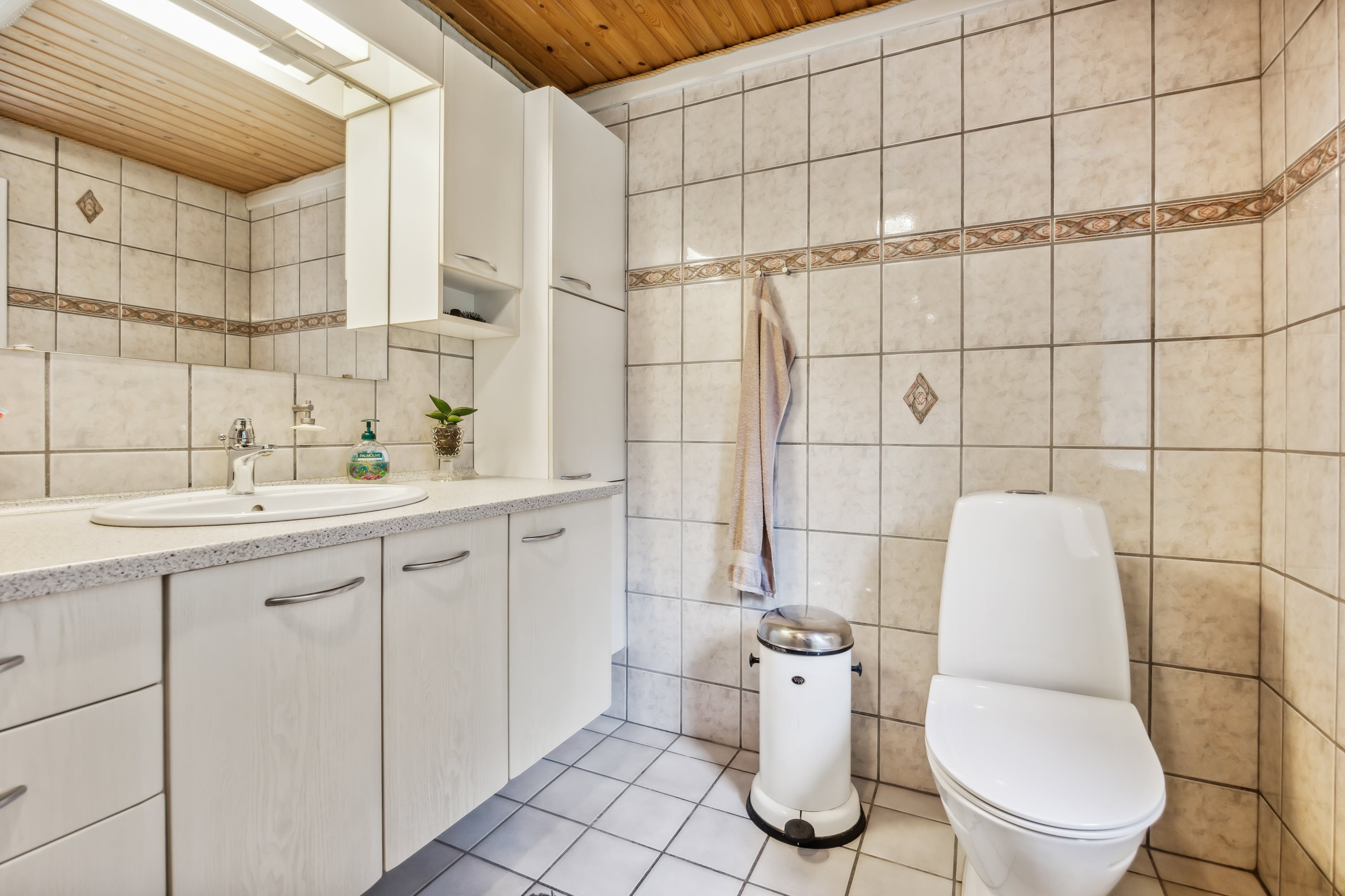 Fremhævet badeværelse billede i fuldskærmstilstand. Billede af Nordmorsvej 54, Solbjerg, 7950 Erslev