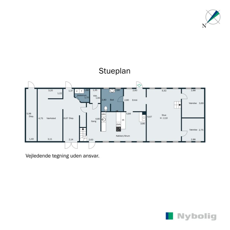 Plantegninger billede af Tunø Hovedgade 82, 8799 Tunø