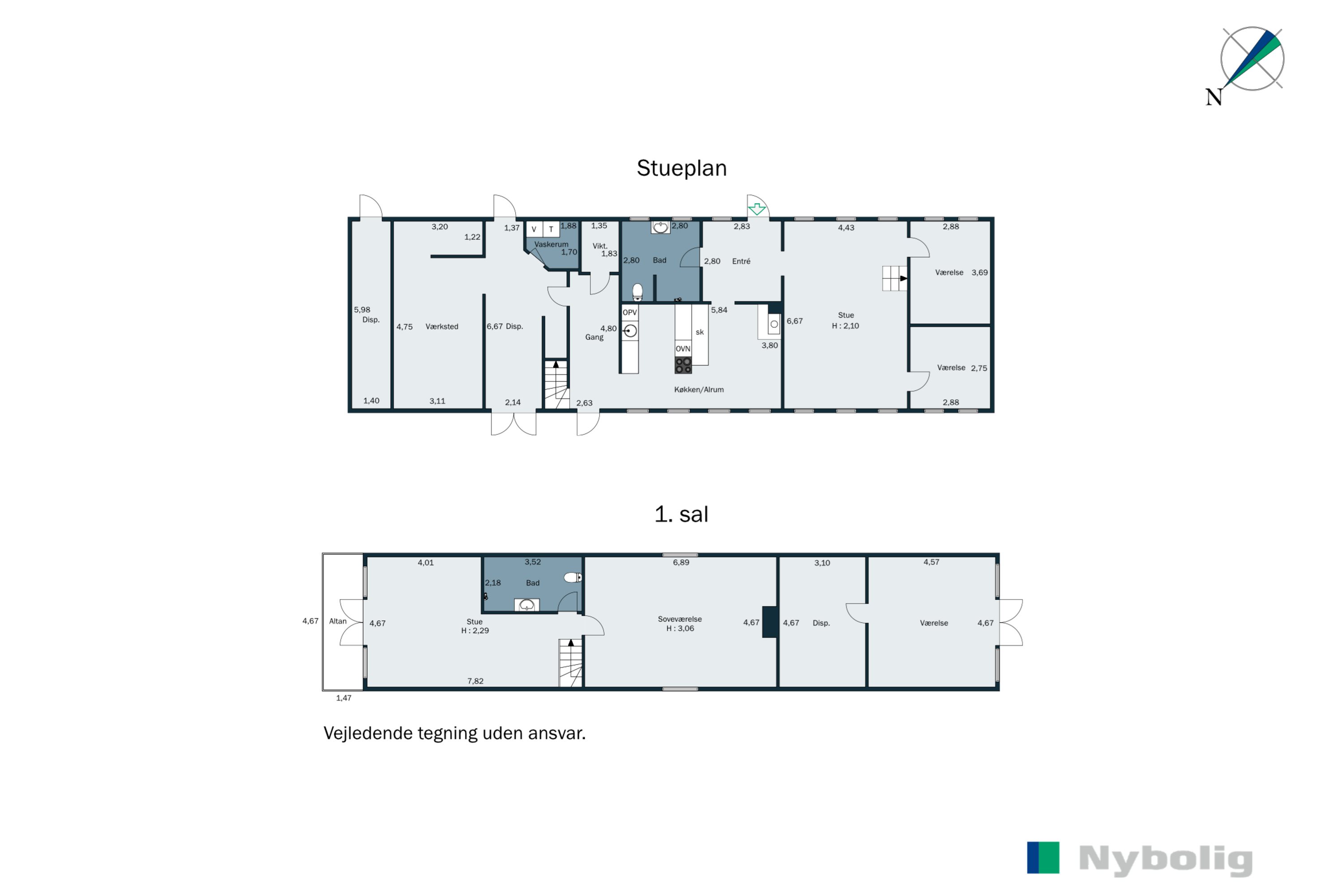 Plantegninger billede af Tunø Hovedgade 82, 8799 Tunø