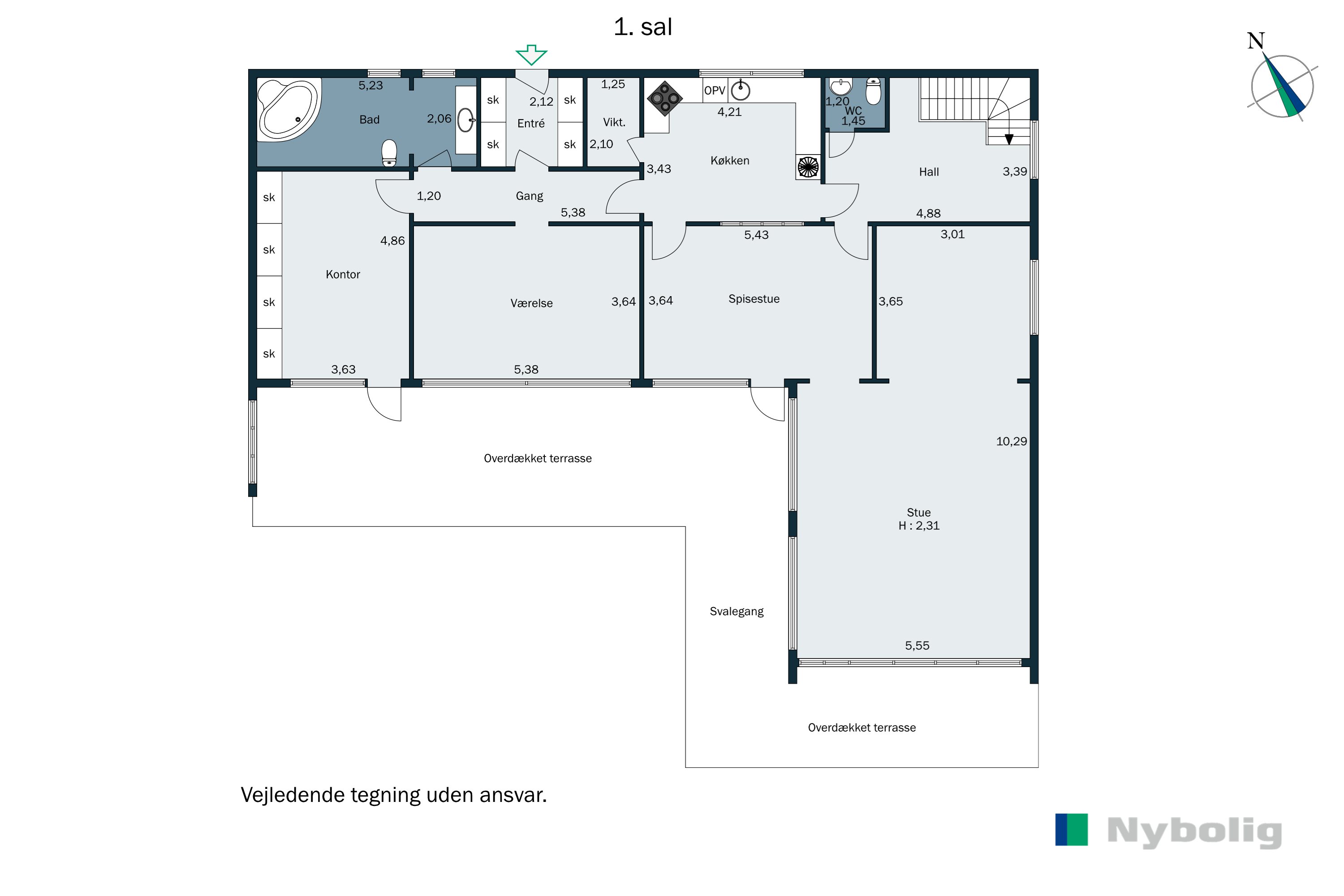 Plantegninger billede af Dyrhave 27, 6200 Aabenraa