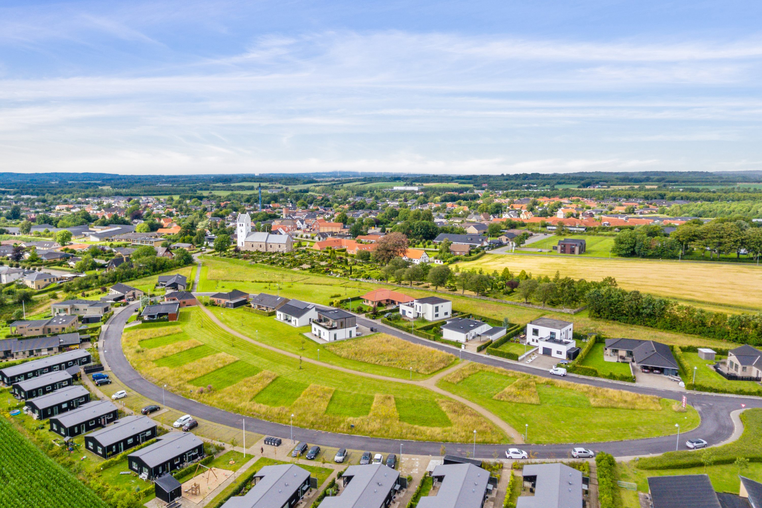 Fremhævet luftfoto billede i fuldskærmstilstand. Billede af Nåleøjet 31, Vester Hassing, 9310 Vodskov