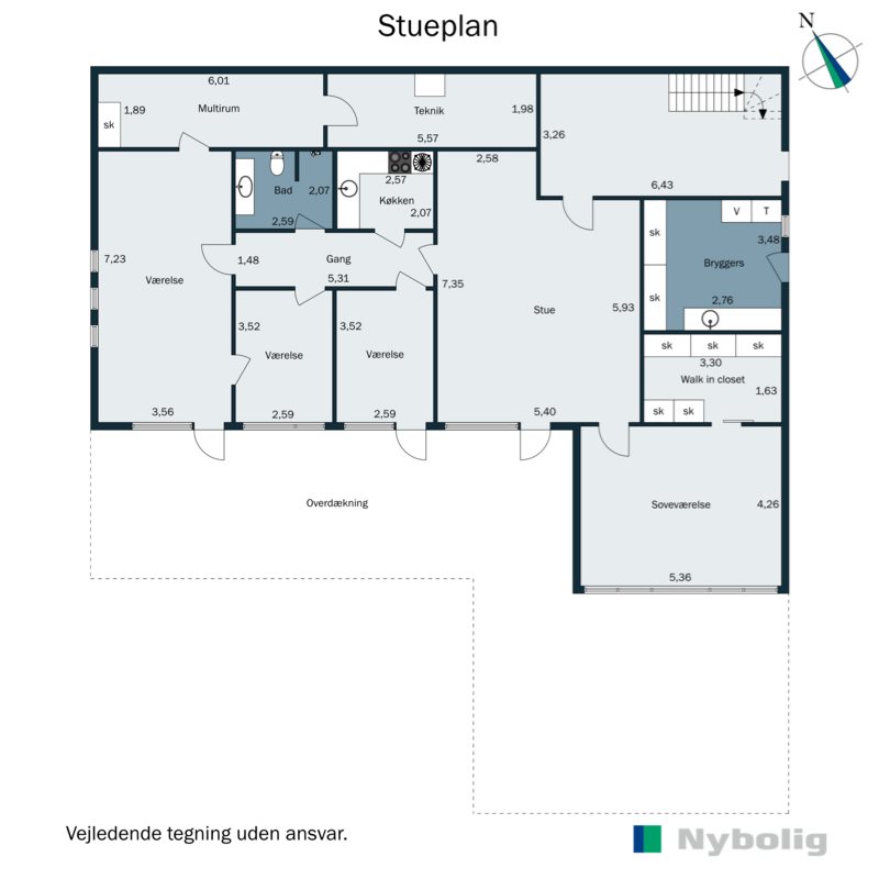 Plantegninger billede af Dyrhave 27, 6200 Aabenraa