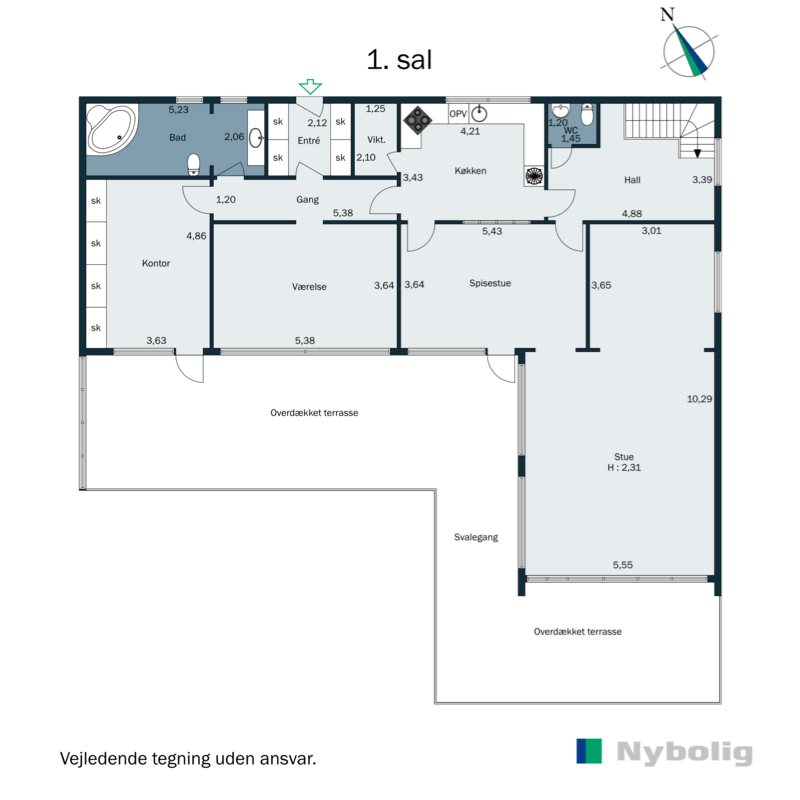 Plantegninger billede af Dyrhave 27, 6200 Aabenraa