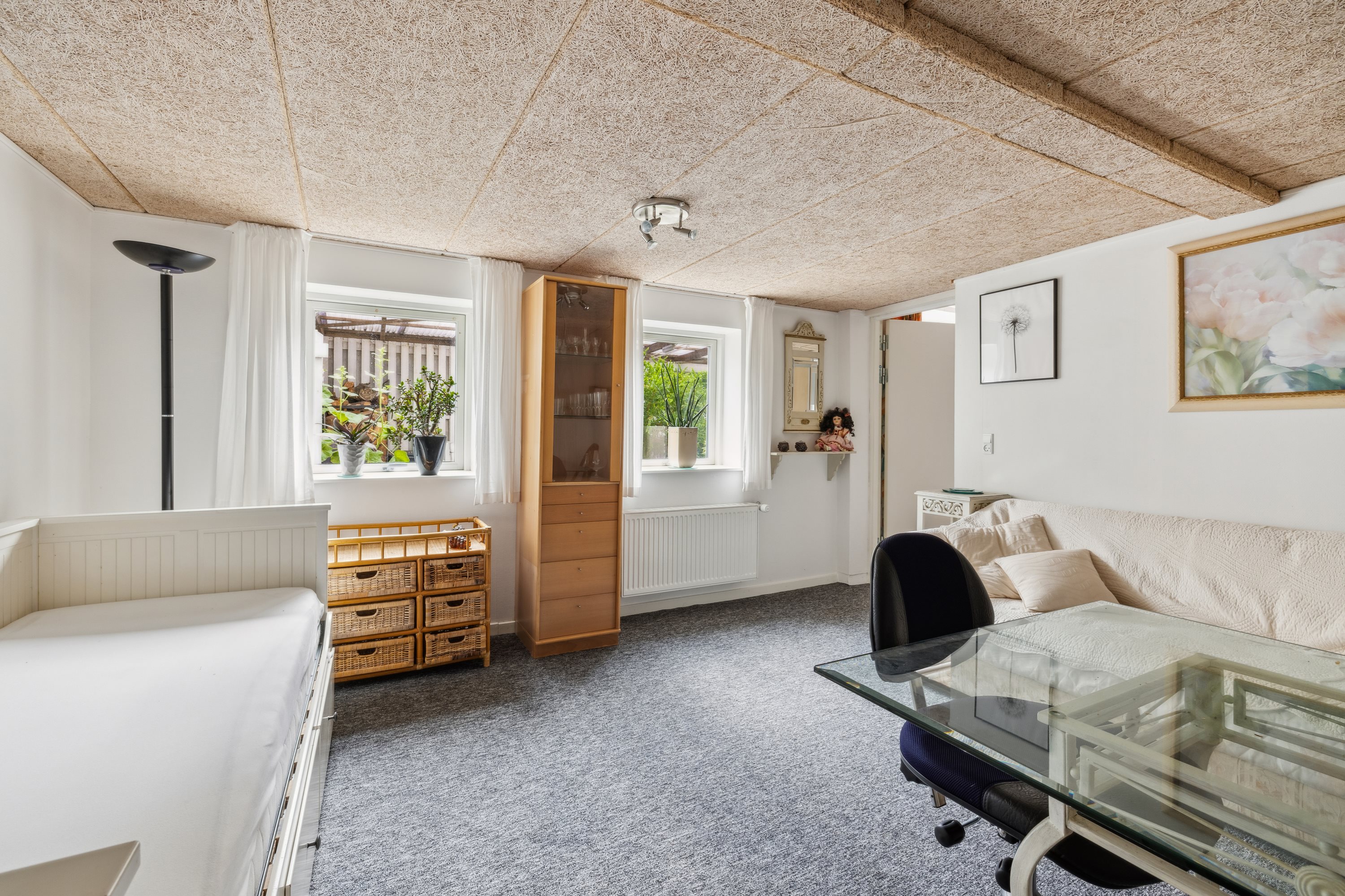 Fremhævet stue billede i fuldskærmstilstand. Billede af Vinkelvej 3, Hvorslev, 8860 Ulstrup