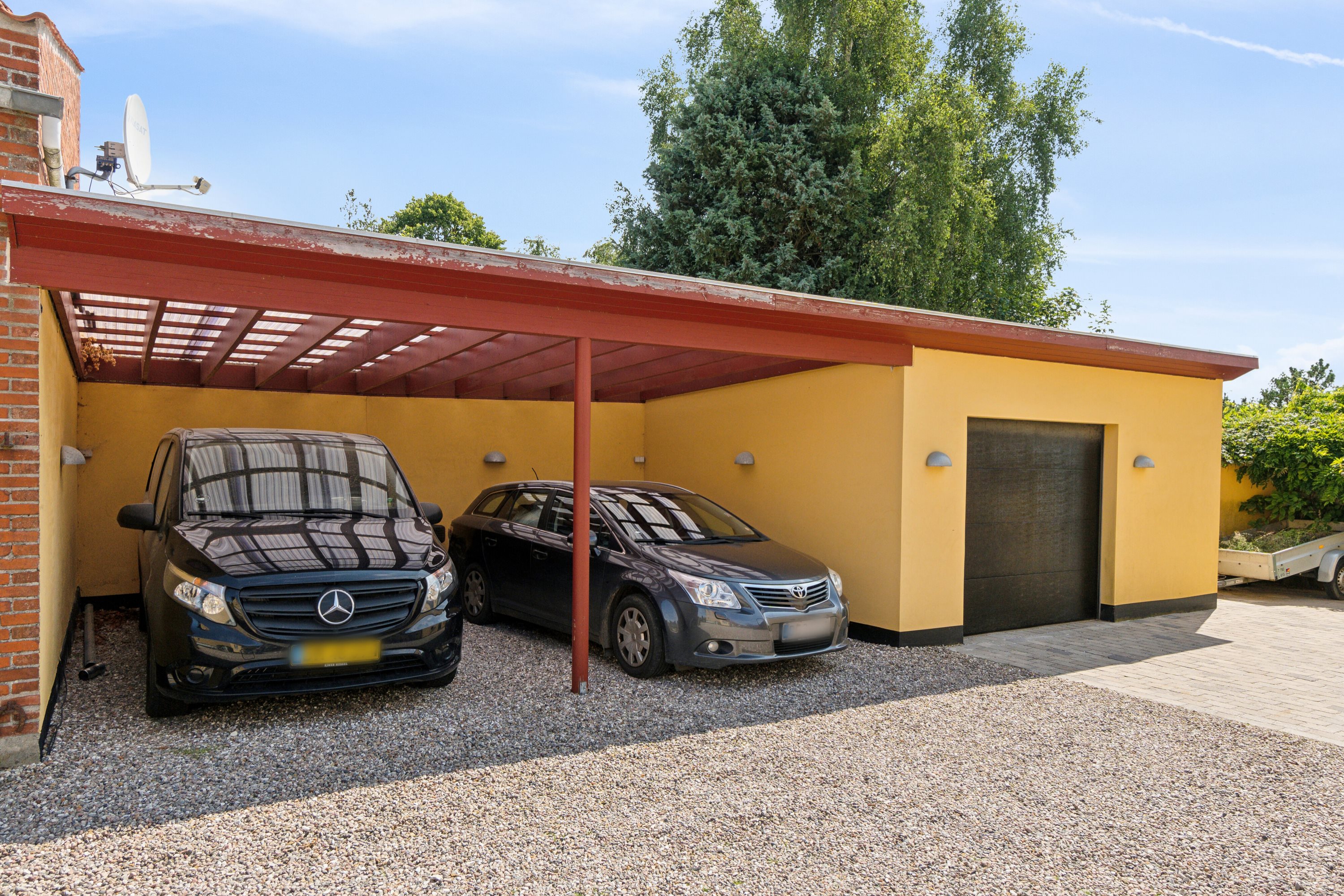 Fremhævet carport billede i fuldskærmstilstand. Billede af Møllebakken 9, 4581 Rørvig