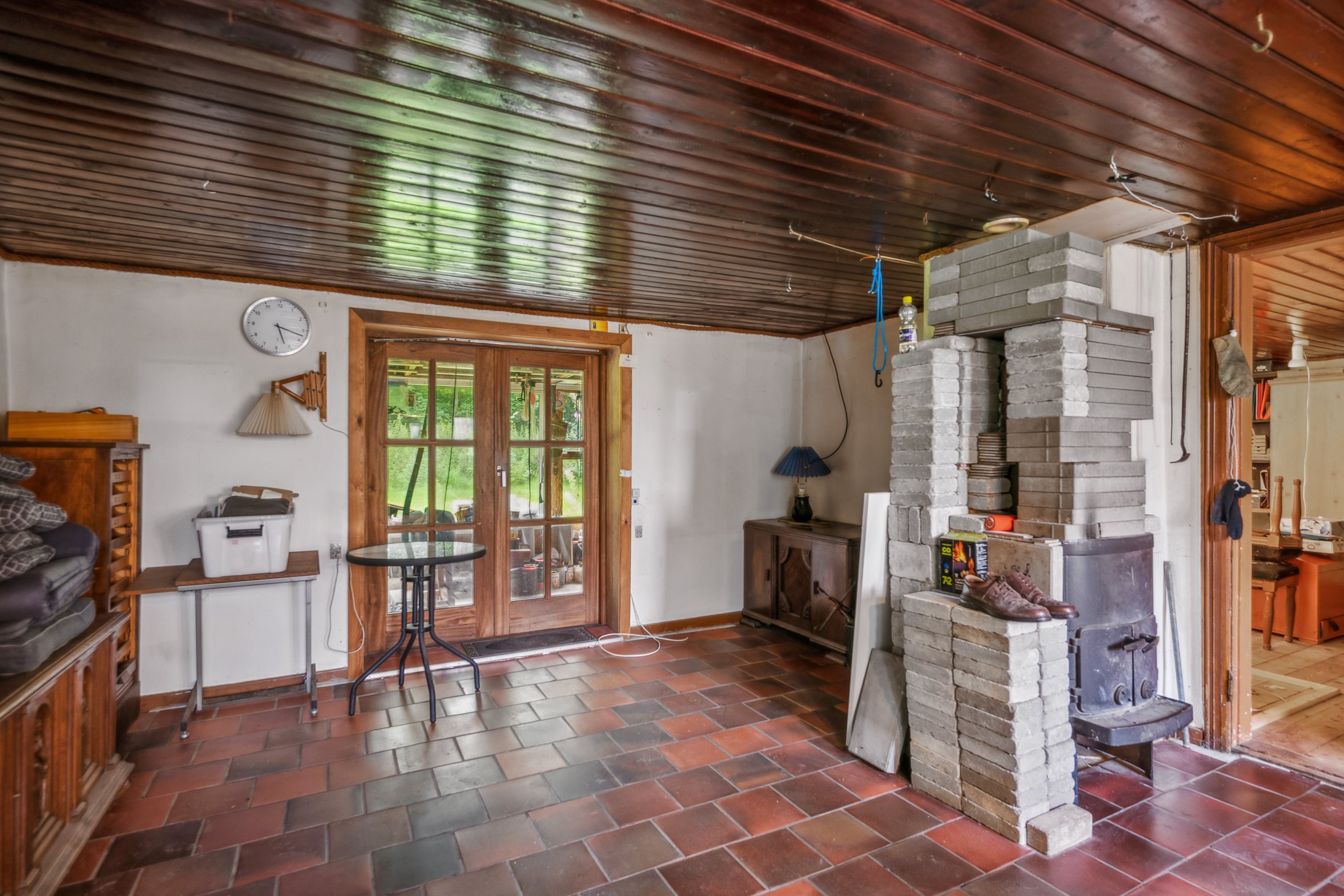 Fremhævet stue billede i fuldskærmstilstand. Billede af Gml Oustrupvej 18, Mygind, 8544 Mørke