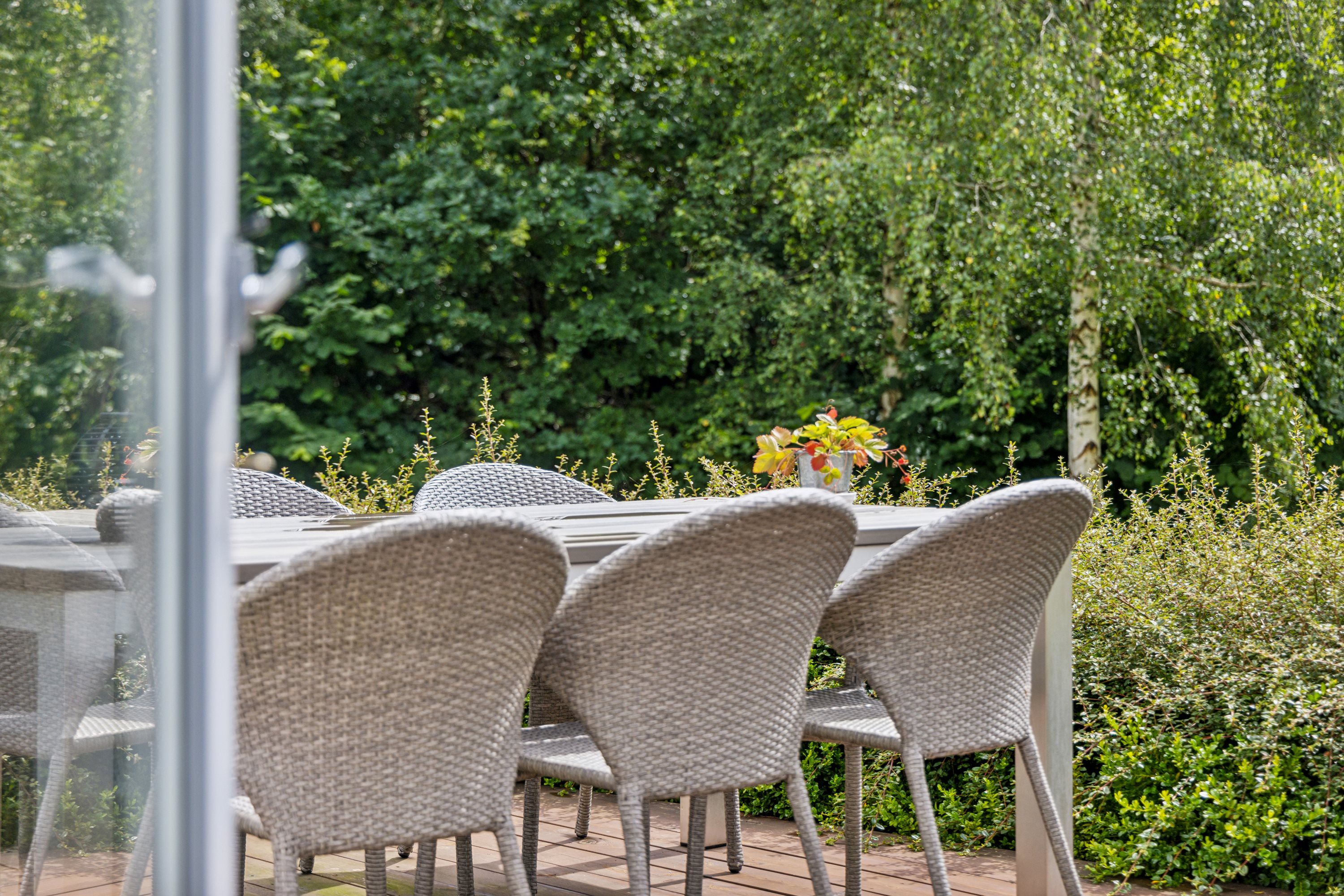 Fremhævet terrasse billede i fuldskærmstilstand. Billede af Halsvej 170, Stae, 9310 Vodskov