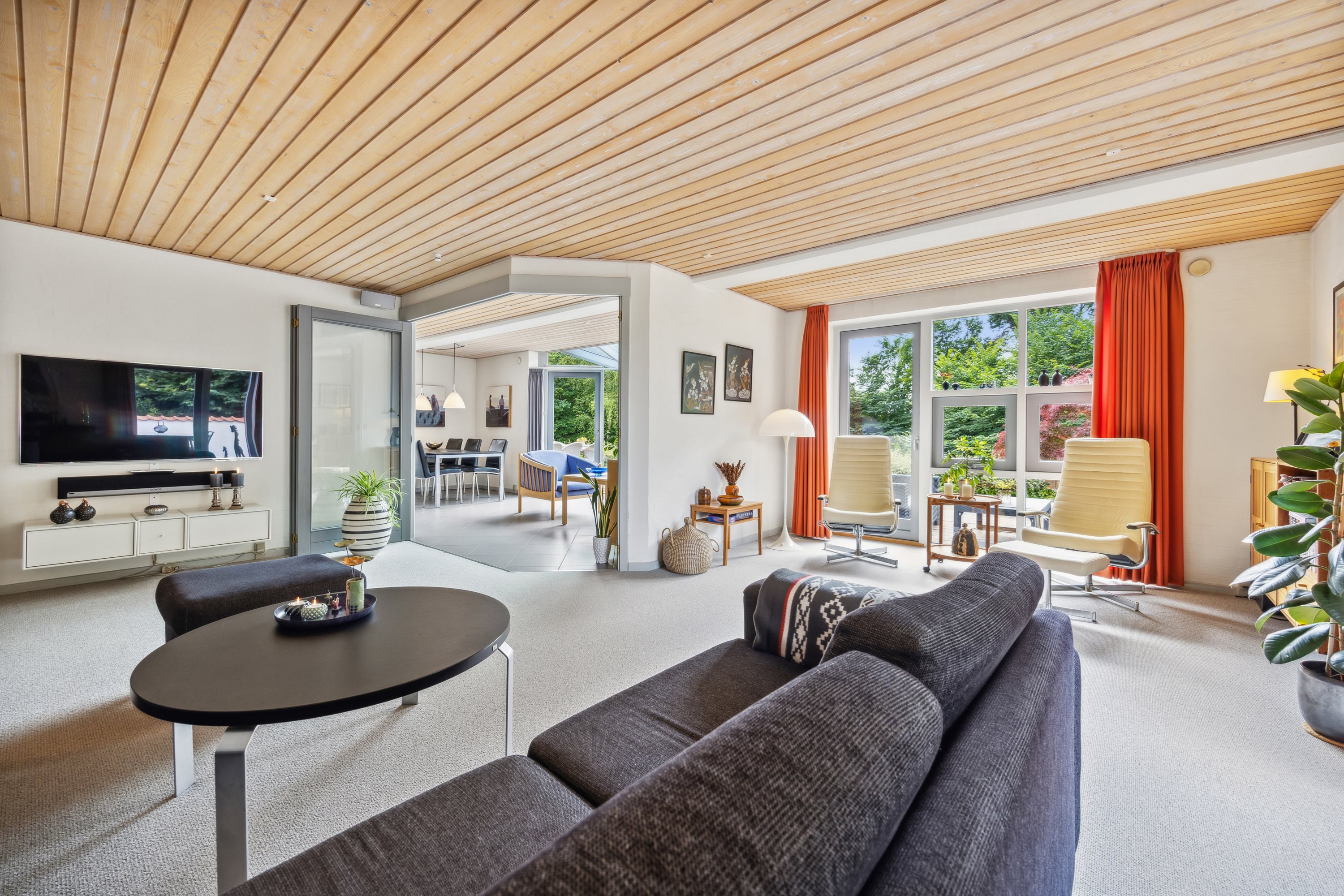 Fremhævet stue billede i fuldskærmstilstand. Billede af Halsvej 170, Stae, 9310 Vodskov