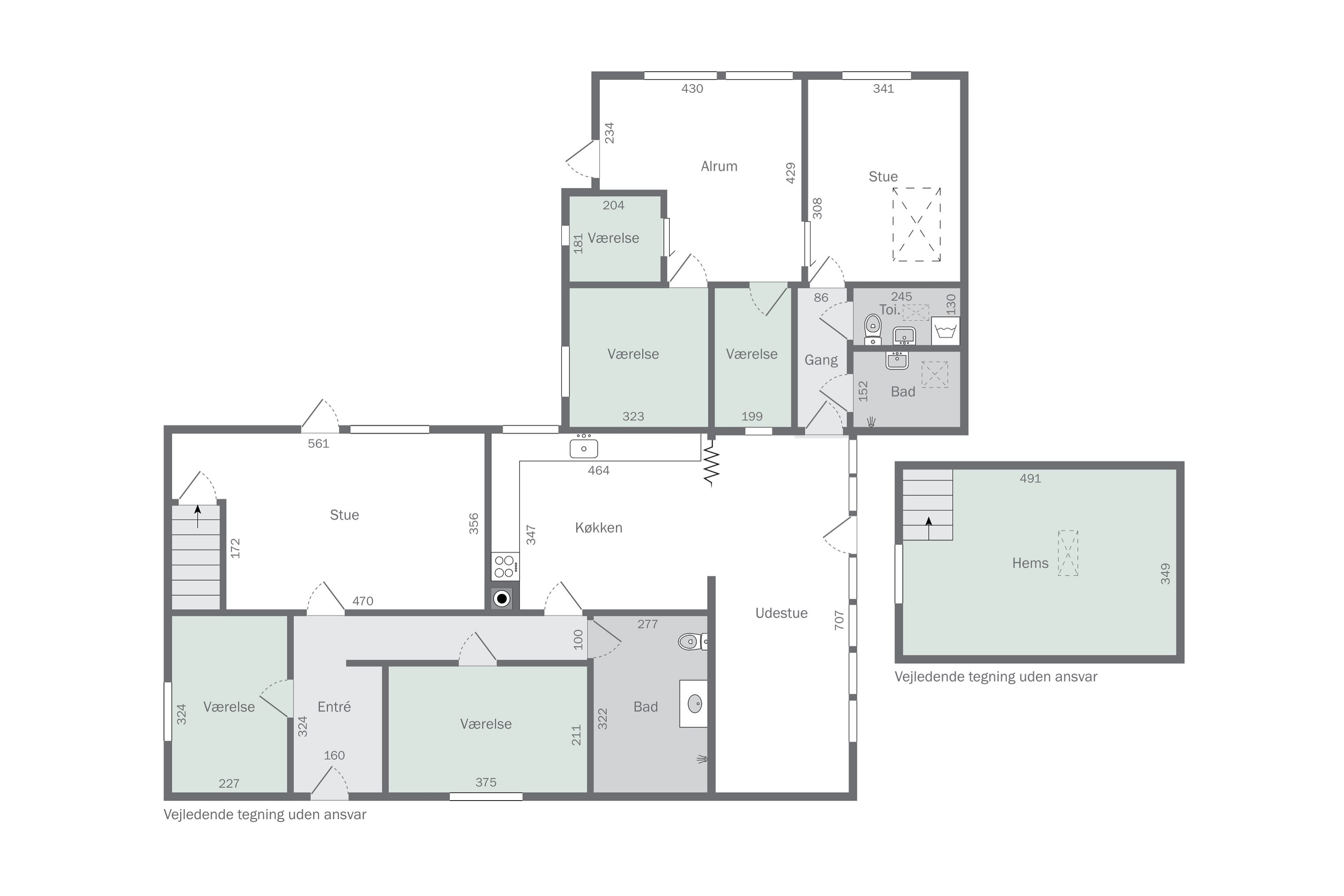 Plantegninger billede af Sønderhavvej 17, Sønderhav, 6340 Kruså