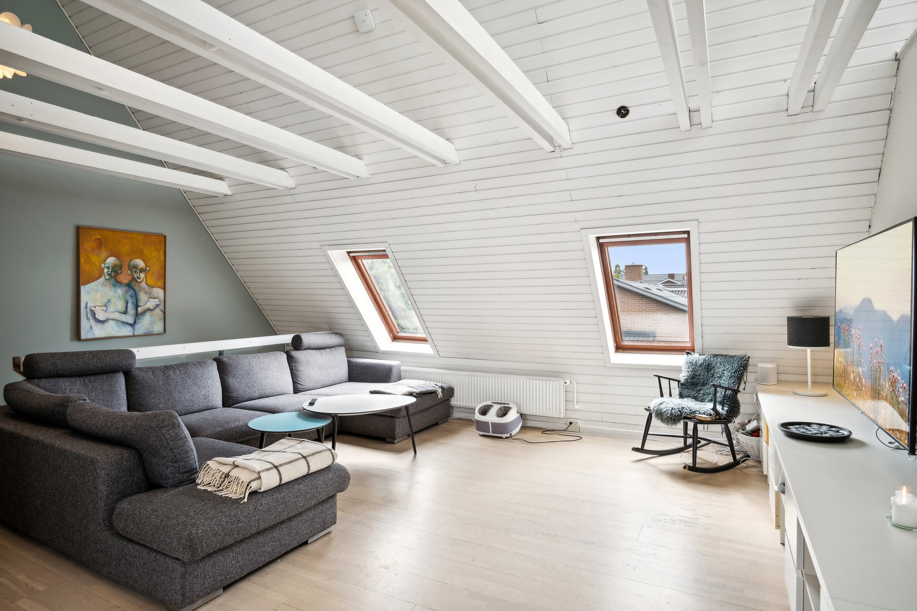 Fremhævet stue billede i fuldskærmstilstand. Billede af Horsebjergvej 18, 4700 Næstved