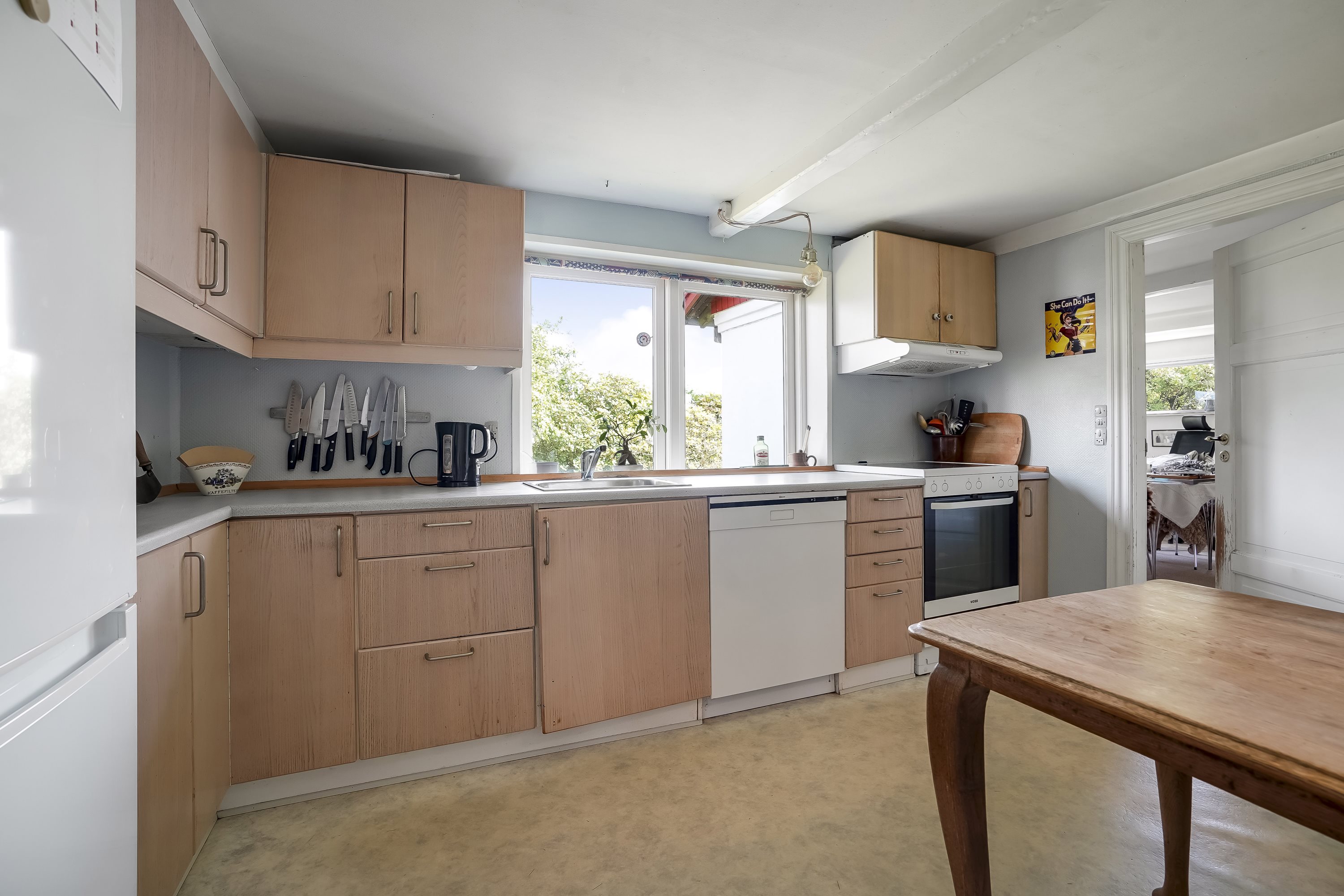 Fremhævet køkken billede i fuldskærmstilstand. Billede af Ildvedvej 57, Ildved, 7300 Jelling