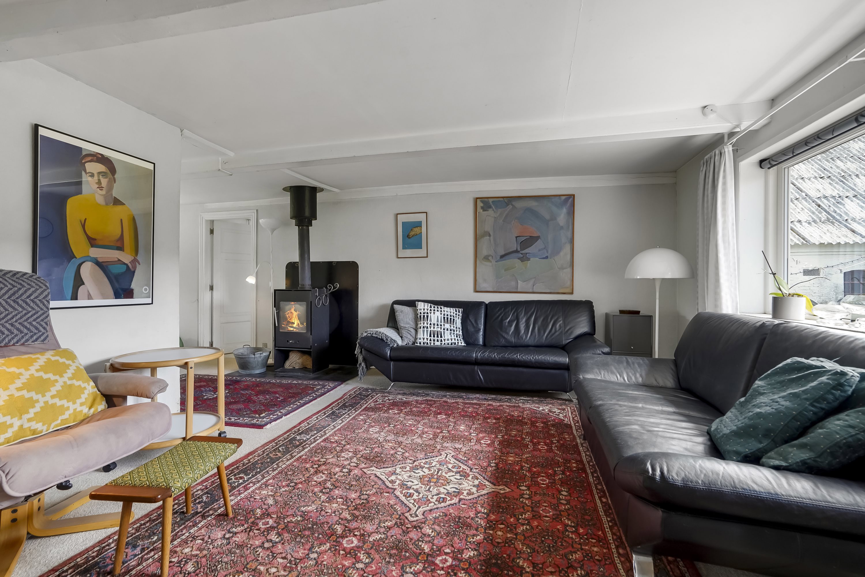 Fremhævet stue billede i fuldskærmstilstand. Billede af Ildvedvej 57, Ildved, 7300 Jelling