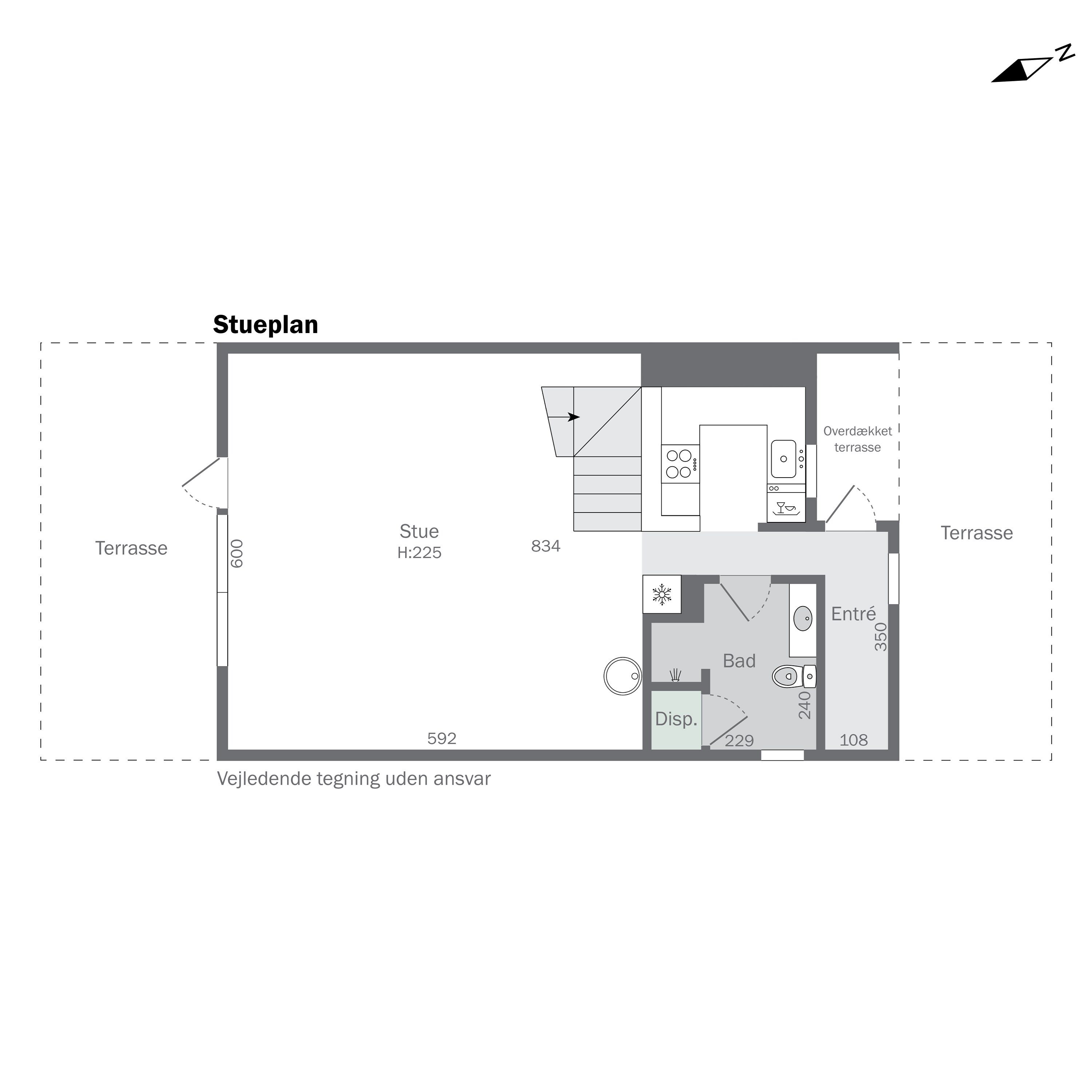 Plantegninger billede af Golfsvinget 258, Gatten, 9640 Farsø