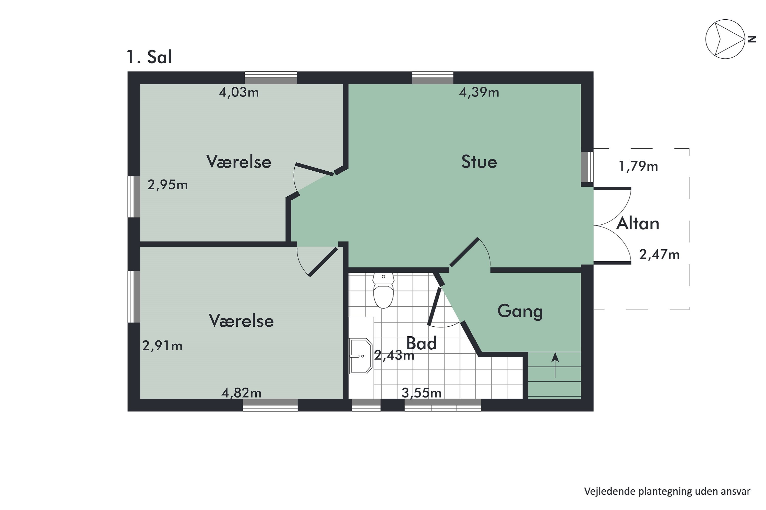 Plantegninger billede af Randersvej 9, 9500 Hobro