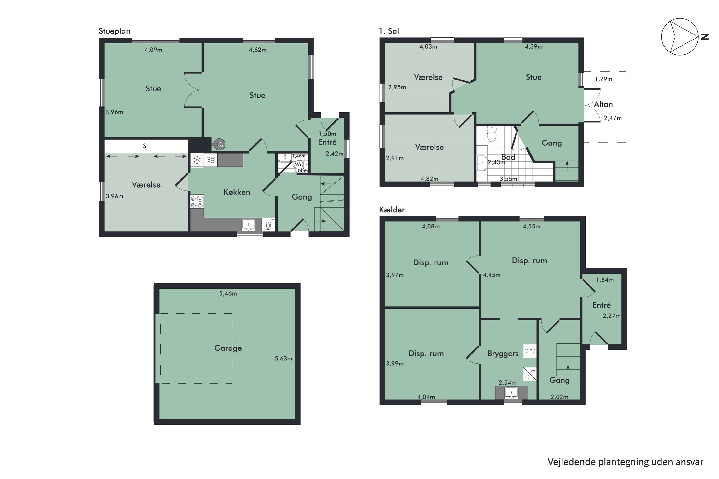 Plantegninger billede af Randersvej 9, 9500 Hobro