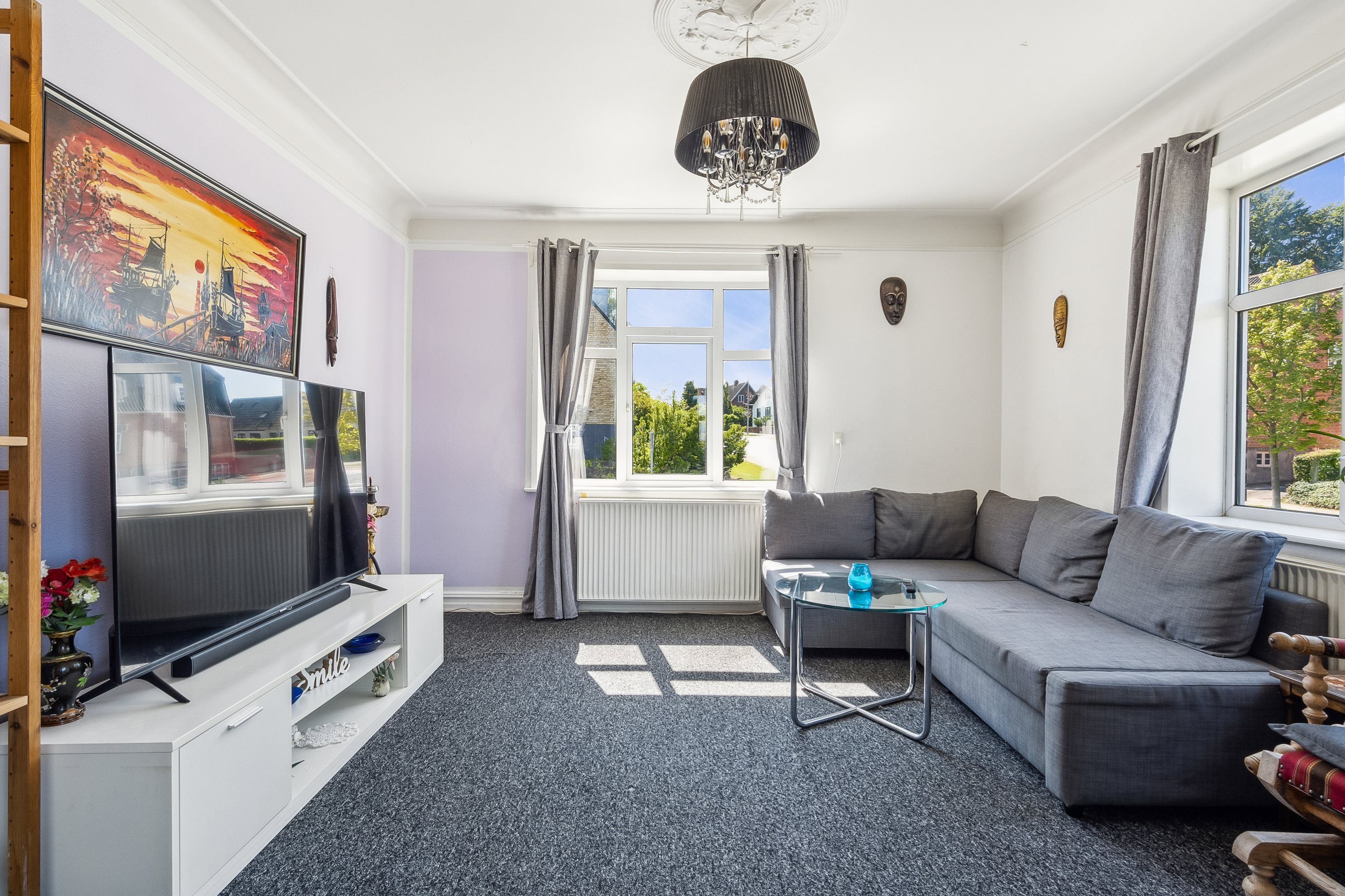 Fremhævet stue billede i fuldskærmstilstand. Billede af Randersvej 9, 9500 Hobro