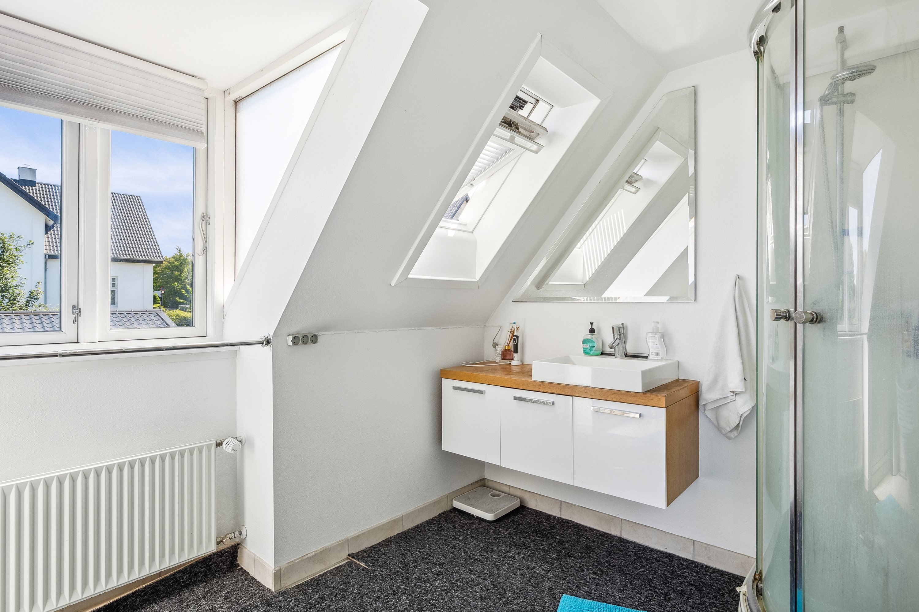 Fremhævet badeværelse billede i fuldskærmstilstand. Billede af Randersvej 9, 9500 Hobro