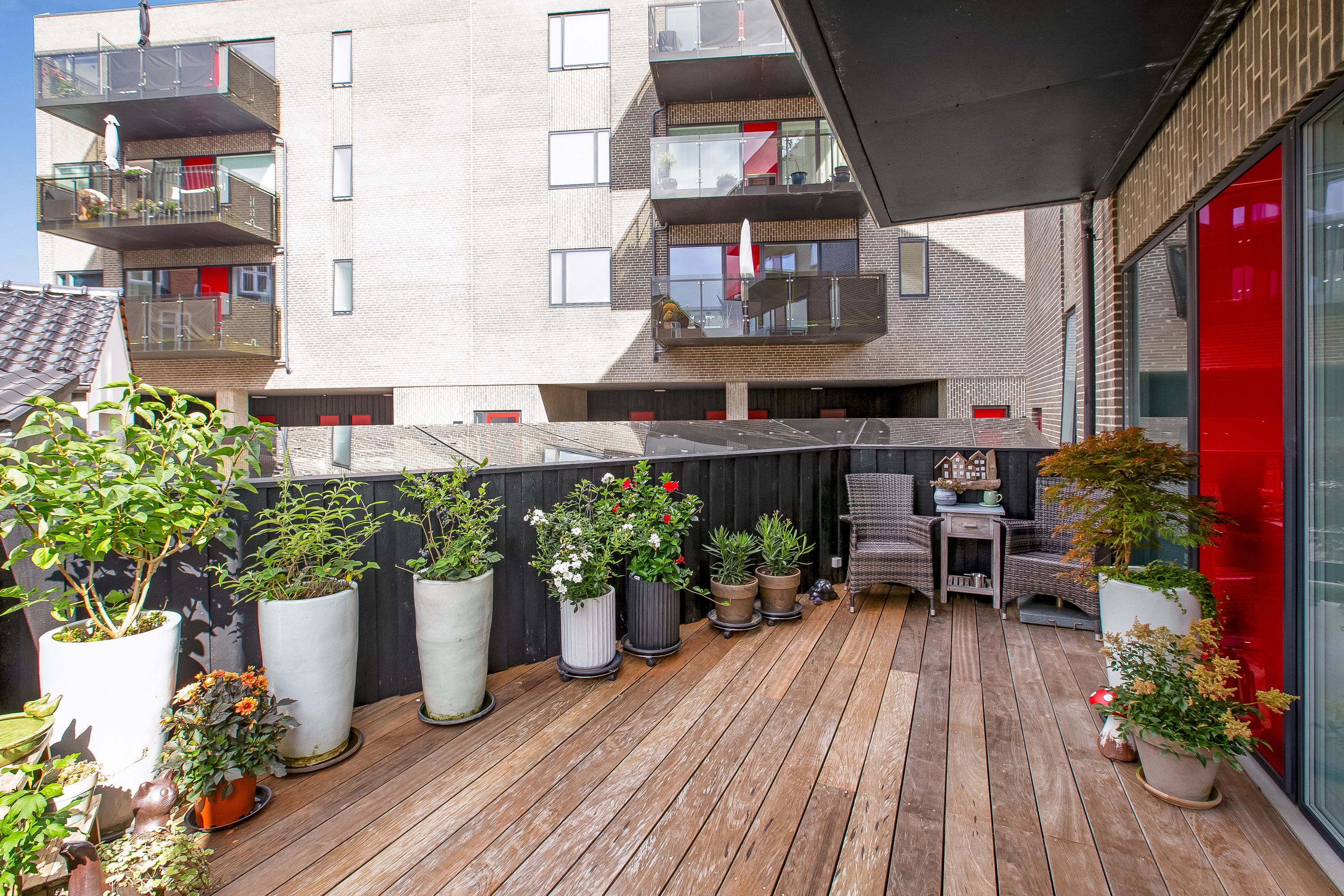 Fremhævet altan billede i fuldskærmstilstand. Billede af Sct Jørgens Gade 24, st.., 7500 Holstebro