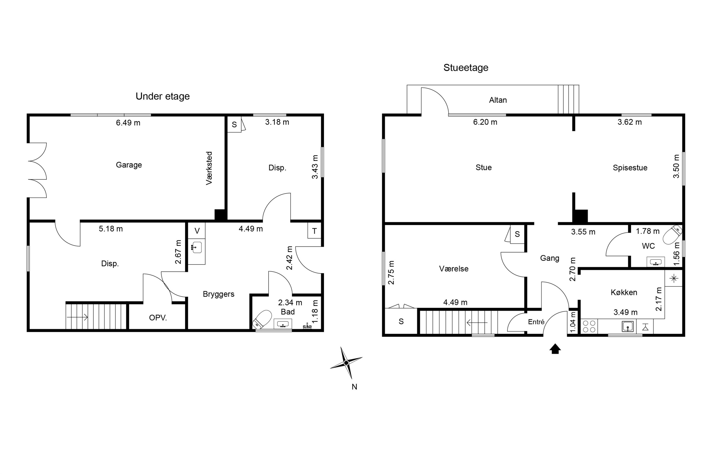 Plantegninger billede af Abildgårdsvej 23, 9900 Frederikshavn