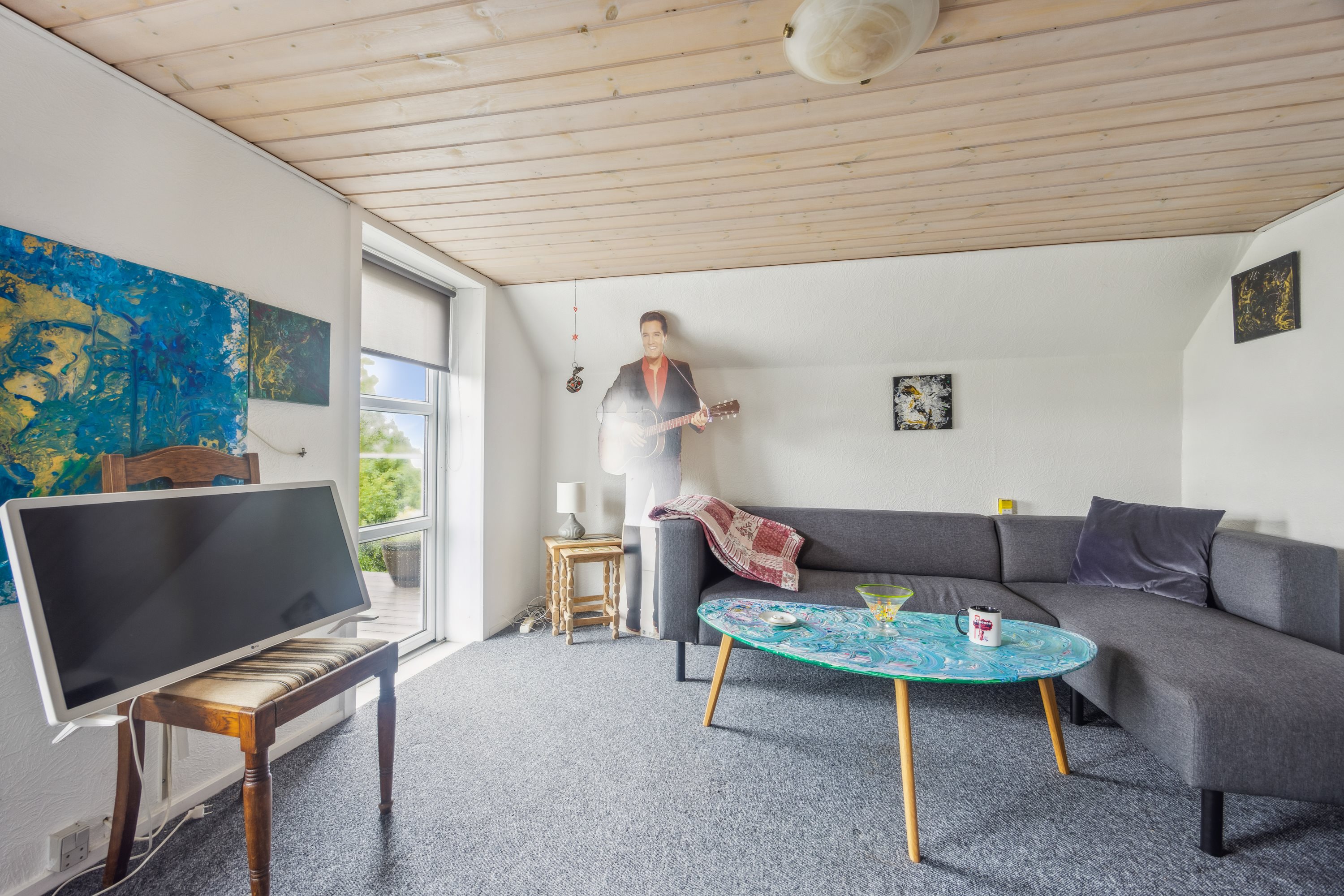 Fremhævet stue billede i fuldskærmstilstand. Billede af Vestergade 71, Ulsted, 9370 Hals