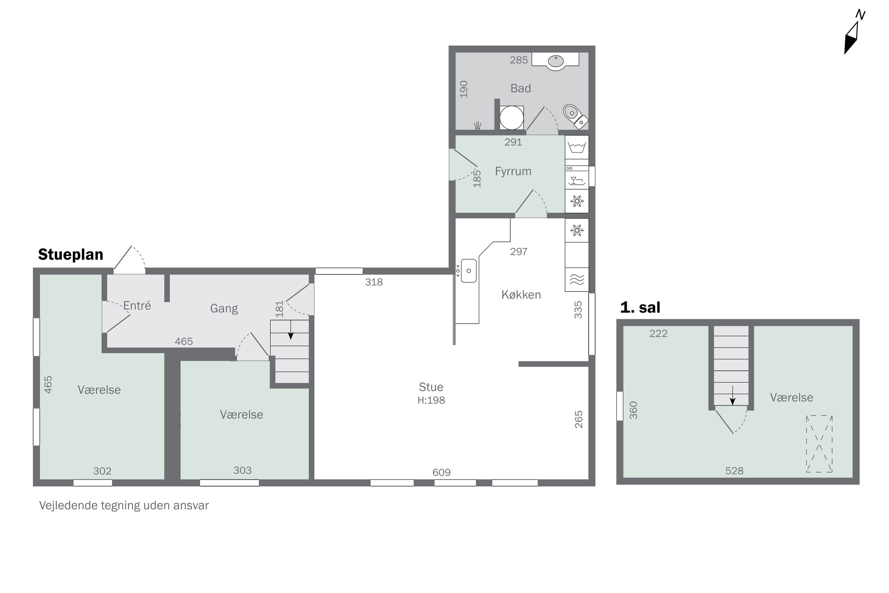 Plantegninger billede af Vollerupvej 147, 4400 Kalundborg