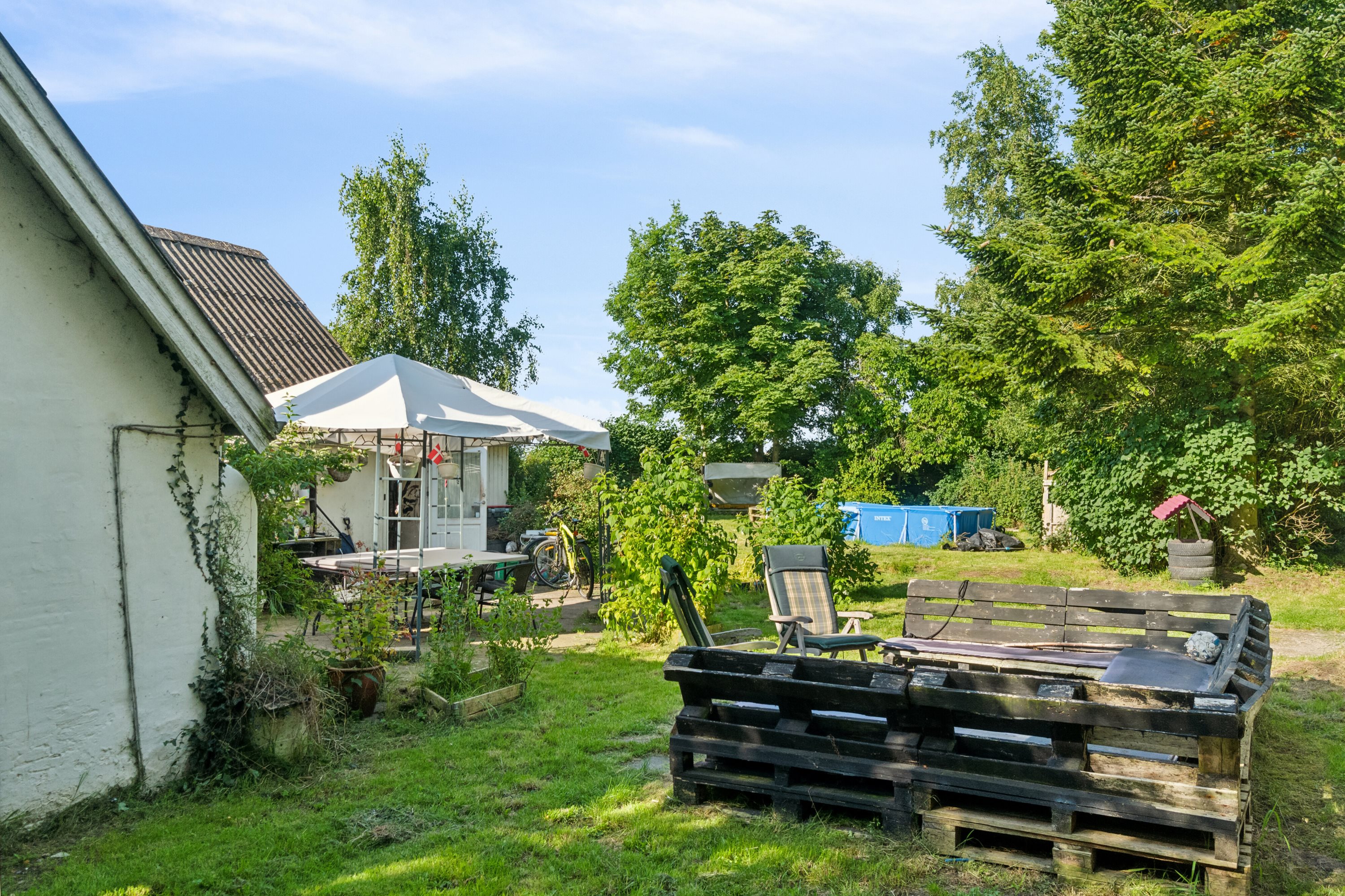 Fremhævet terrasse billede i fuldskærmstilstand. Billede af Vollerupvej 147, 4400 Kalundborg