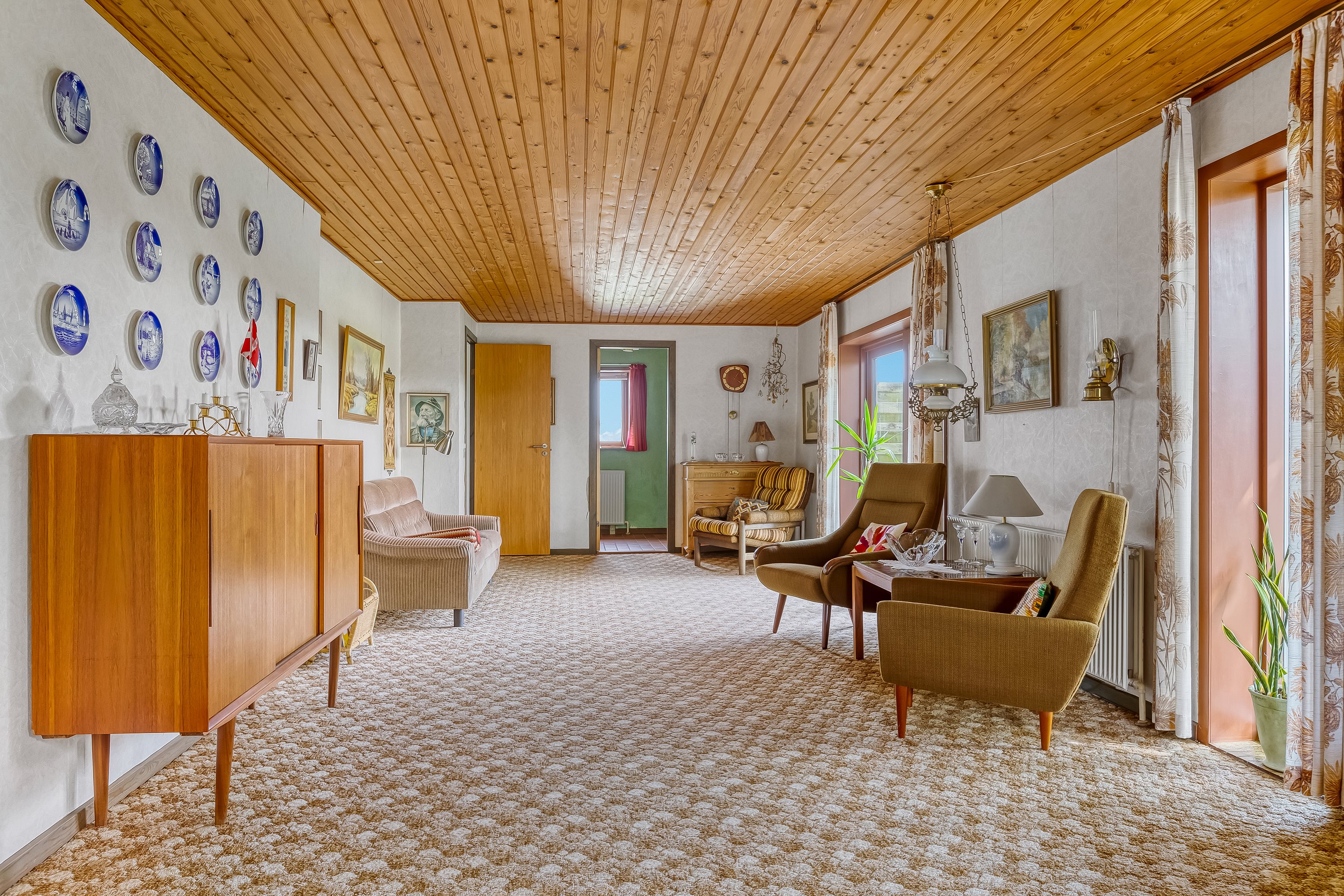 Fremhævet stue billede i fuldskærmstilstand. Billede af Nissumvej 86, Nørre Nissum, 7620 Lemvig