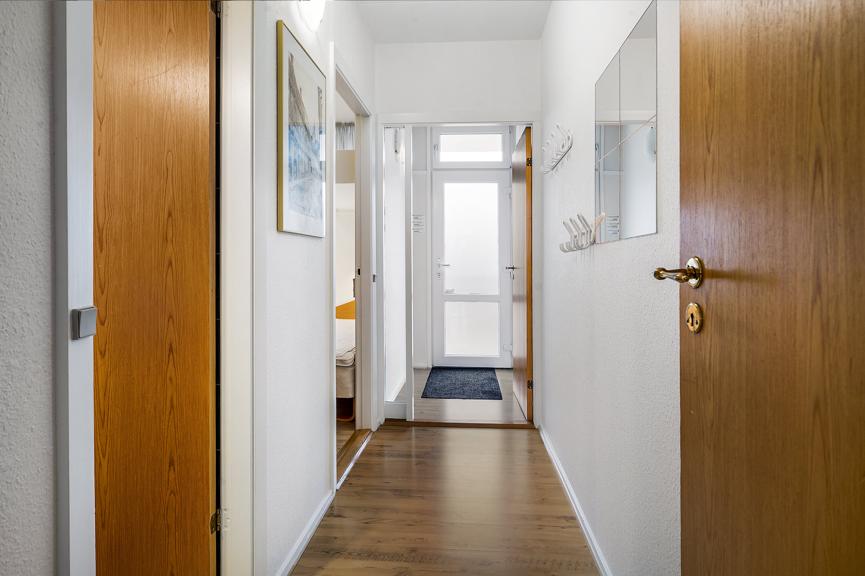 Fremhævet entré billede i fuldskærmstilstand. Billede af Fægangsvej 11A, 1. 212., Bønnerup Strand, 8585 Glesborg