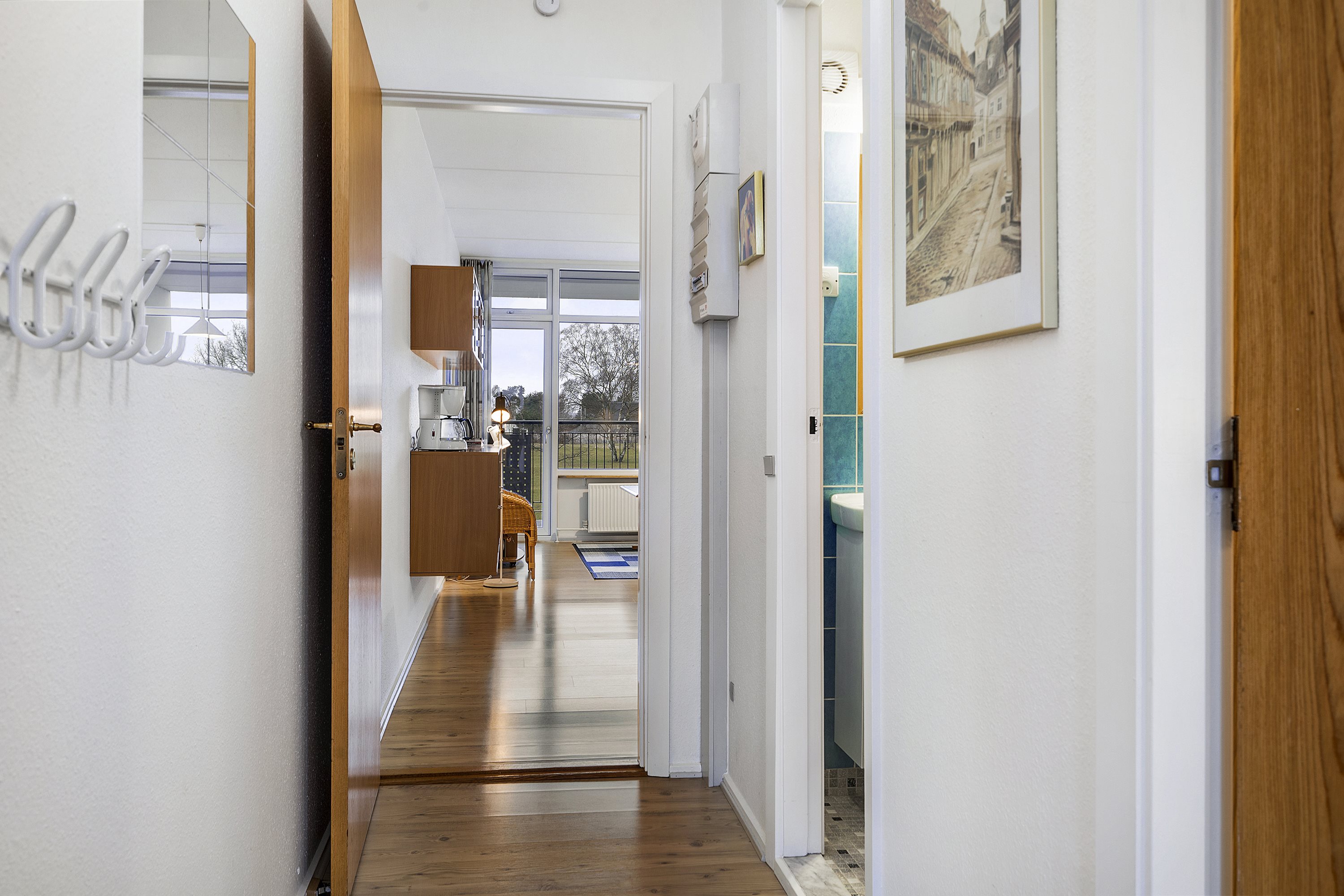 Fremhævet entré billede i fuldskærmstilstand. Billede af Fægangsvej 11A, 1. 212., Bønnerup Strand, 8585 Glesborg