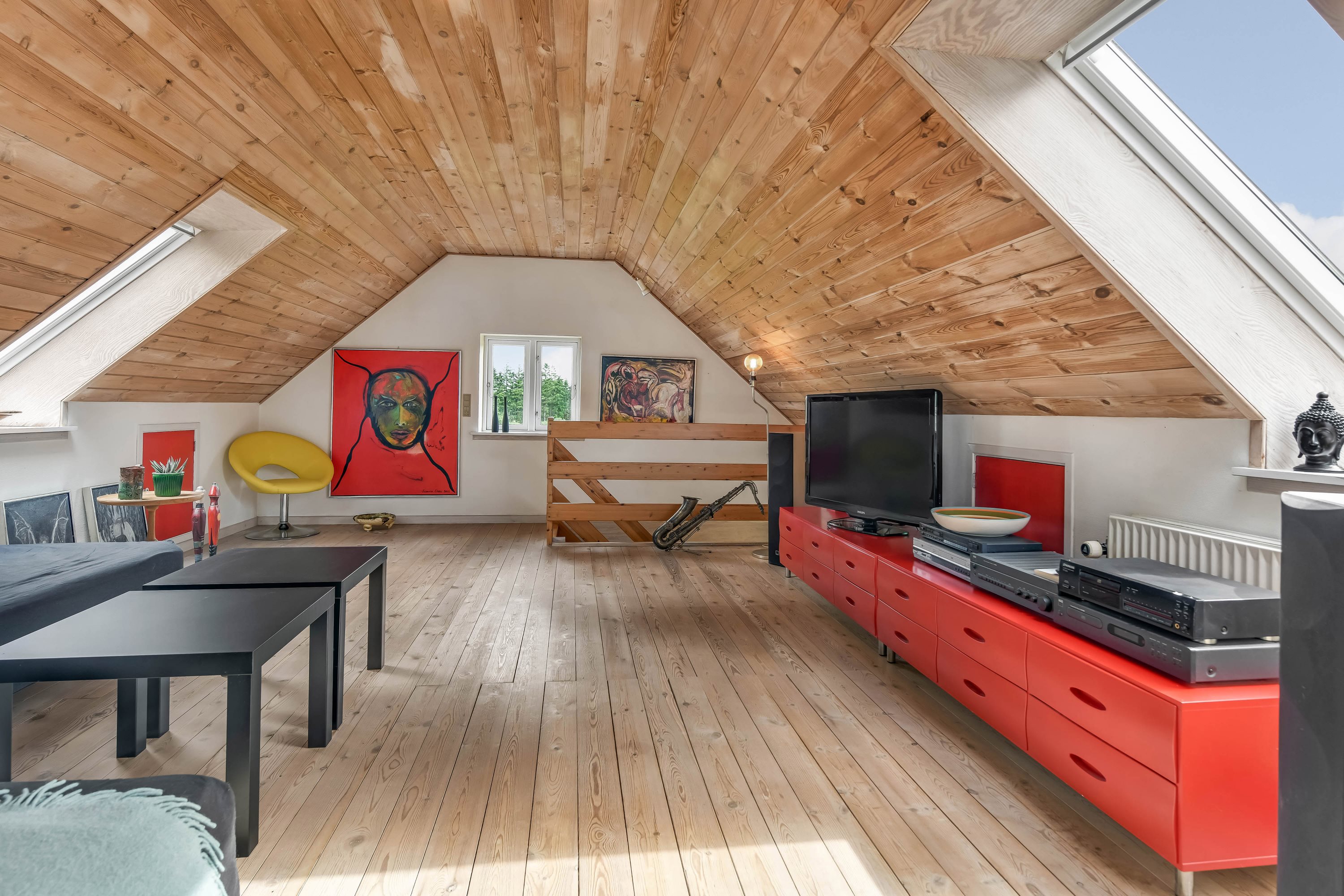 Fremhævet stue billede i fuldskærmstilstand. Billede af Fittingvej 18, 6623 Vorbasse