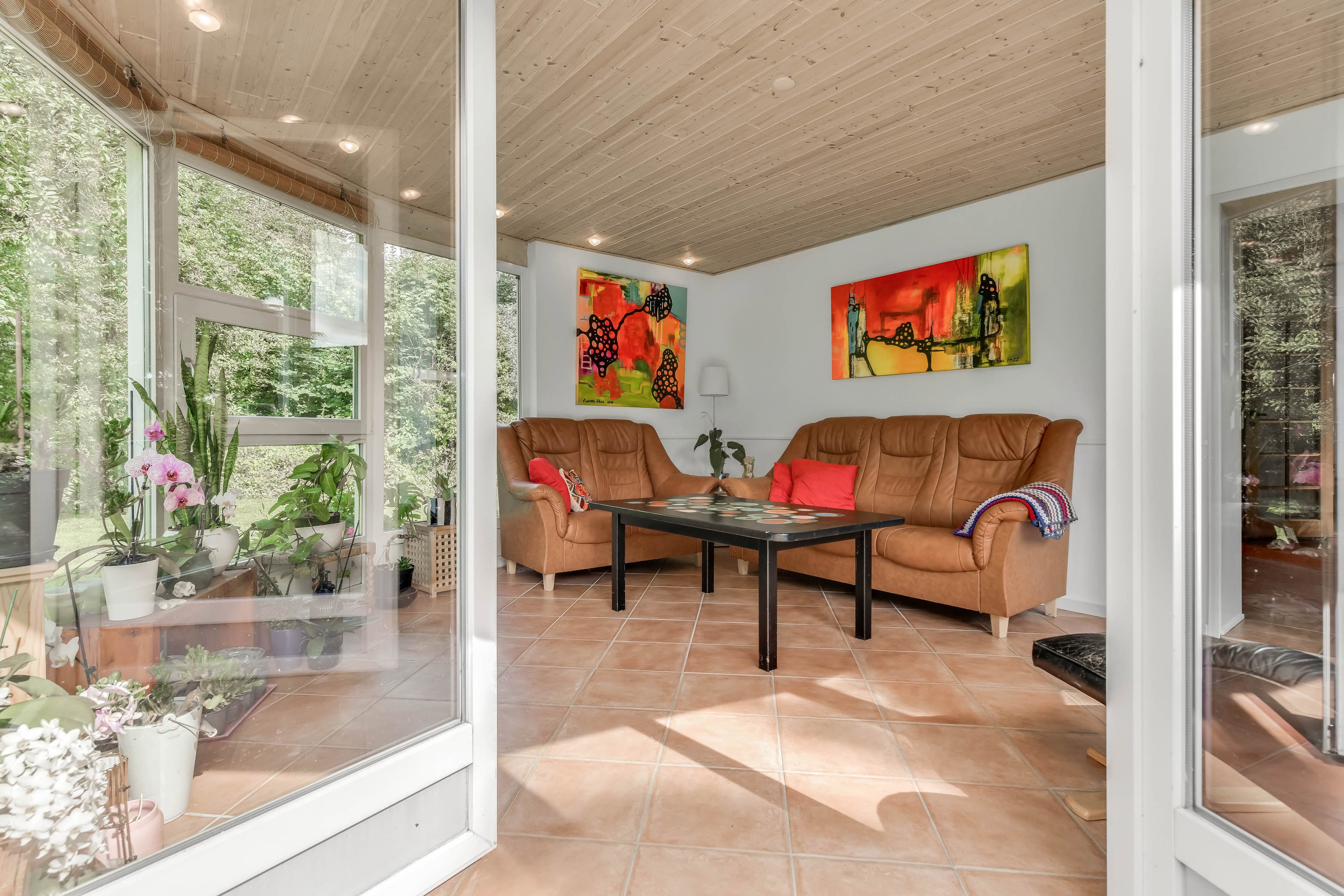 Fremhævet stue billede i fuldskærmstilstand. Billede af Fittingvej 18, 6623 Vorbasse