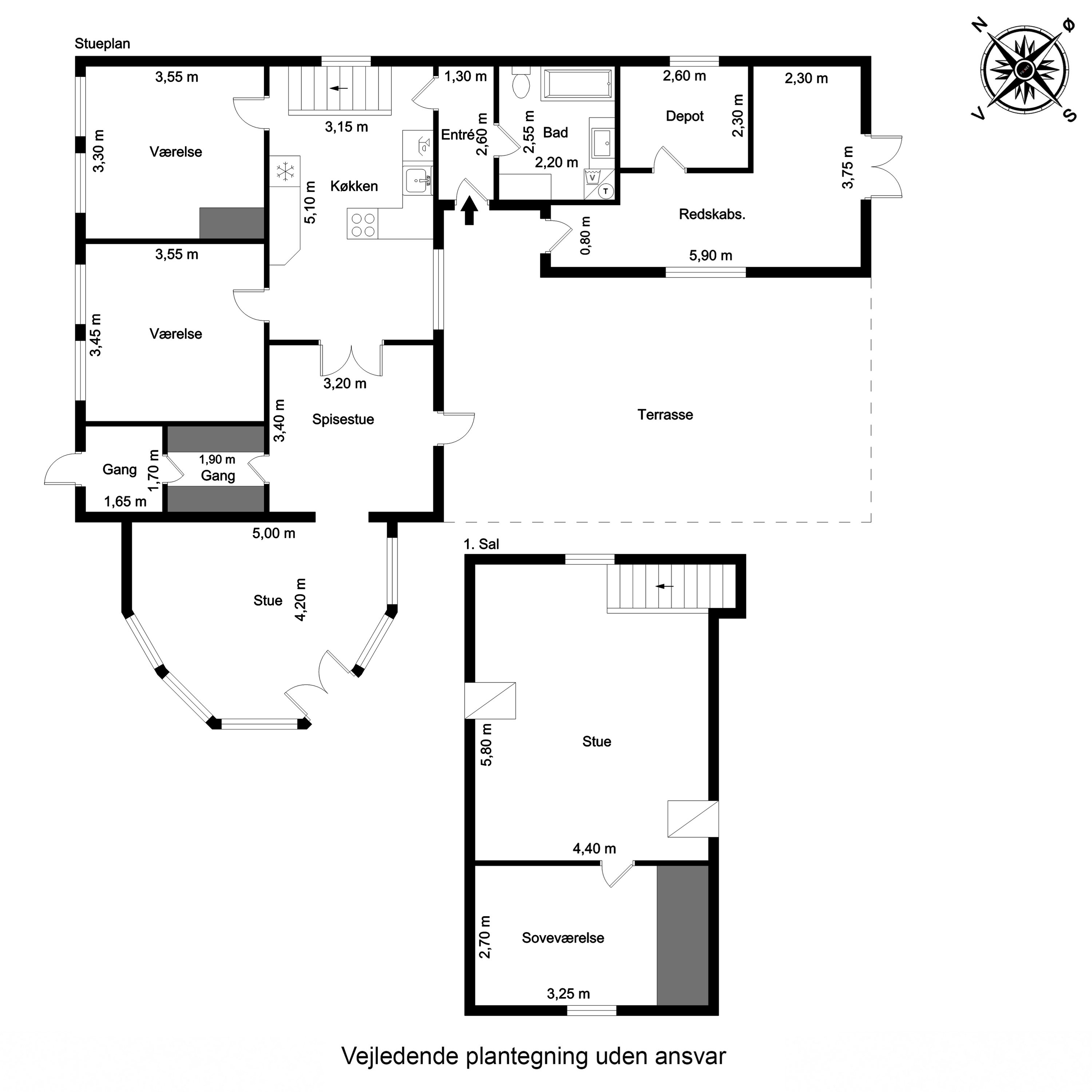 Plantegninger billede af Fittingvej 18, 6623 Vorbasse