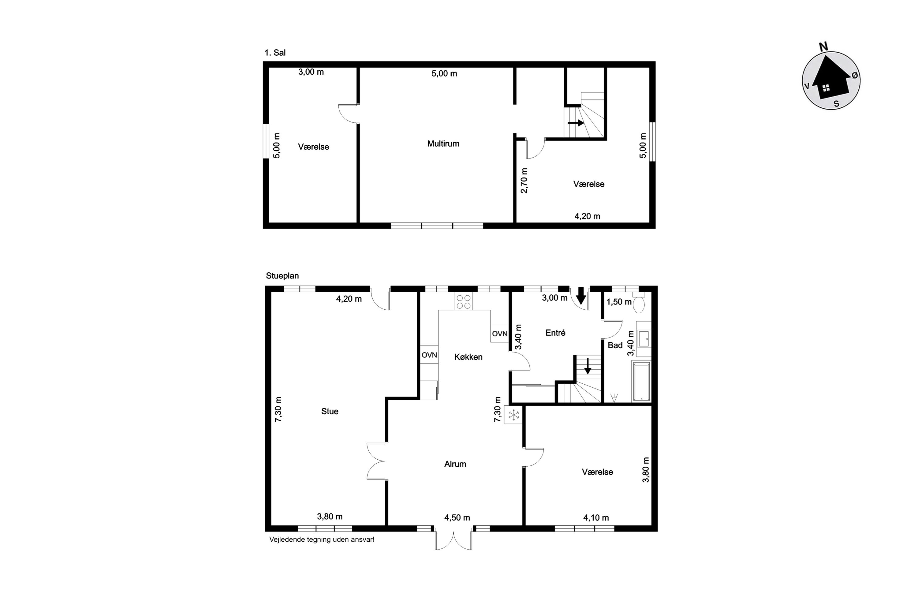Plantegninger billede af Brejningvej 21, Brejning, 6971 Spjald