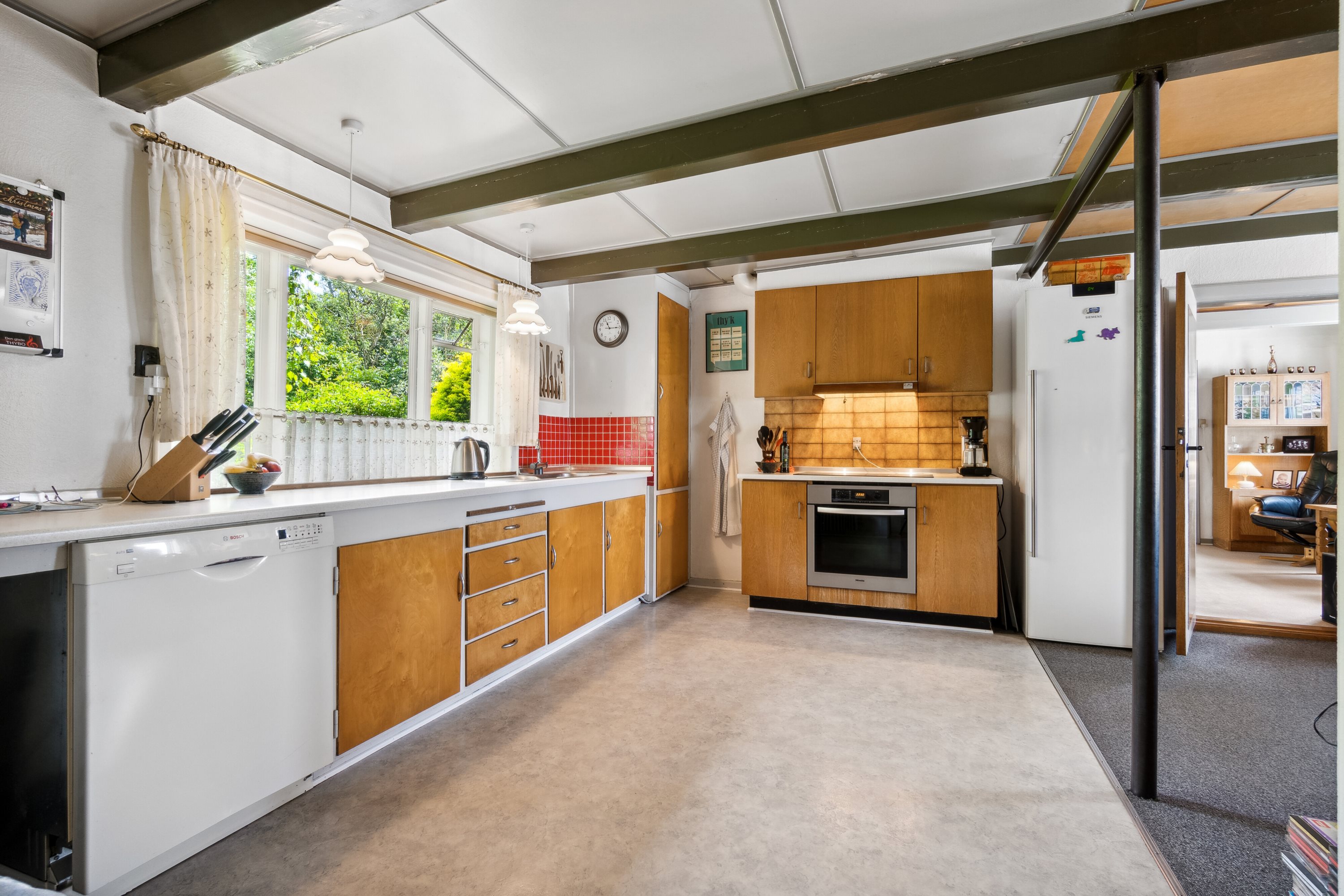 Fremhævet køkken billede i fuldskærmstilstand. Billede af Oddesundvej 264, Kjæstrup, 7760 Hurup Thy