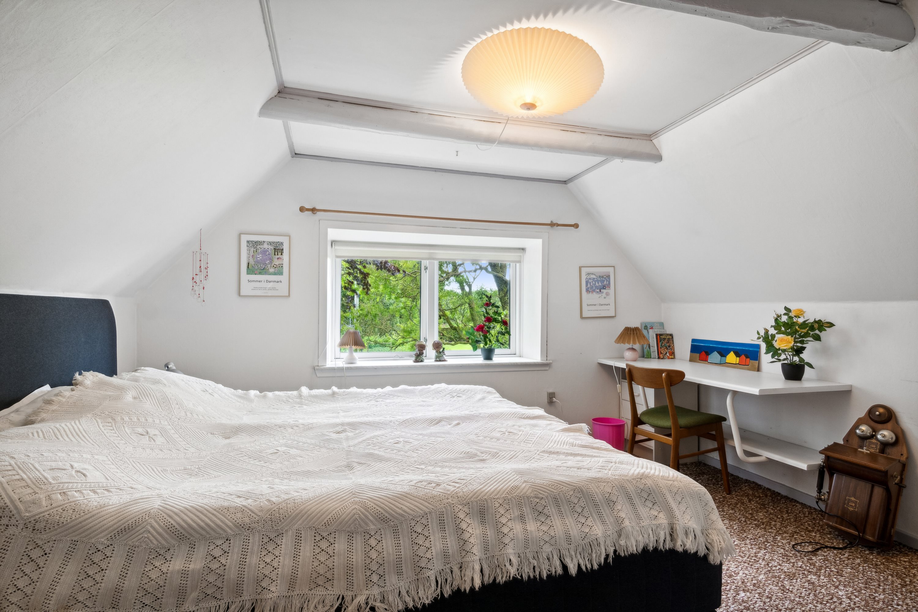 Fremhævet soveværelse billede i fuldskærmstilstand. Billede af Oddesundvej 264, Kjæstrup, 7760 Hurup Thy