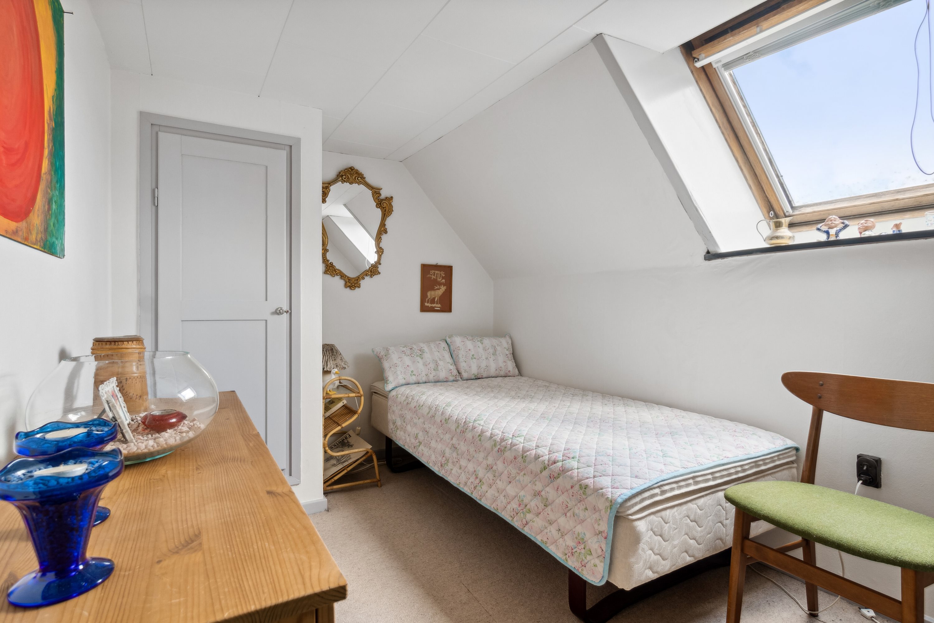 Fremhævet soveværelse billede i fuldskærmstilstand. Billede af Oddesundvej 264, Kjæstrup, 7760 Hurup Thy