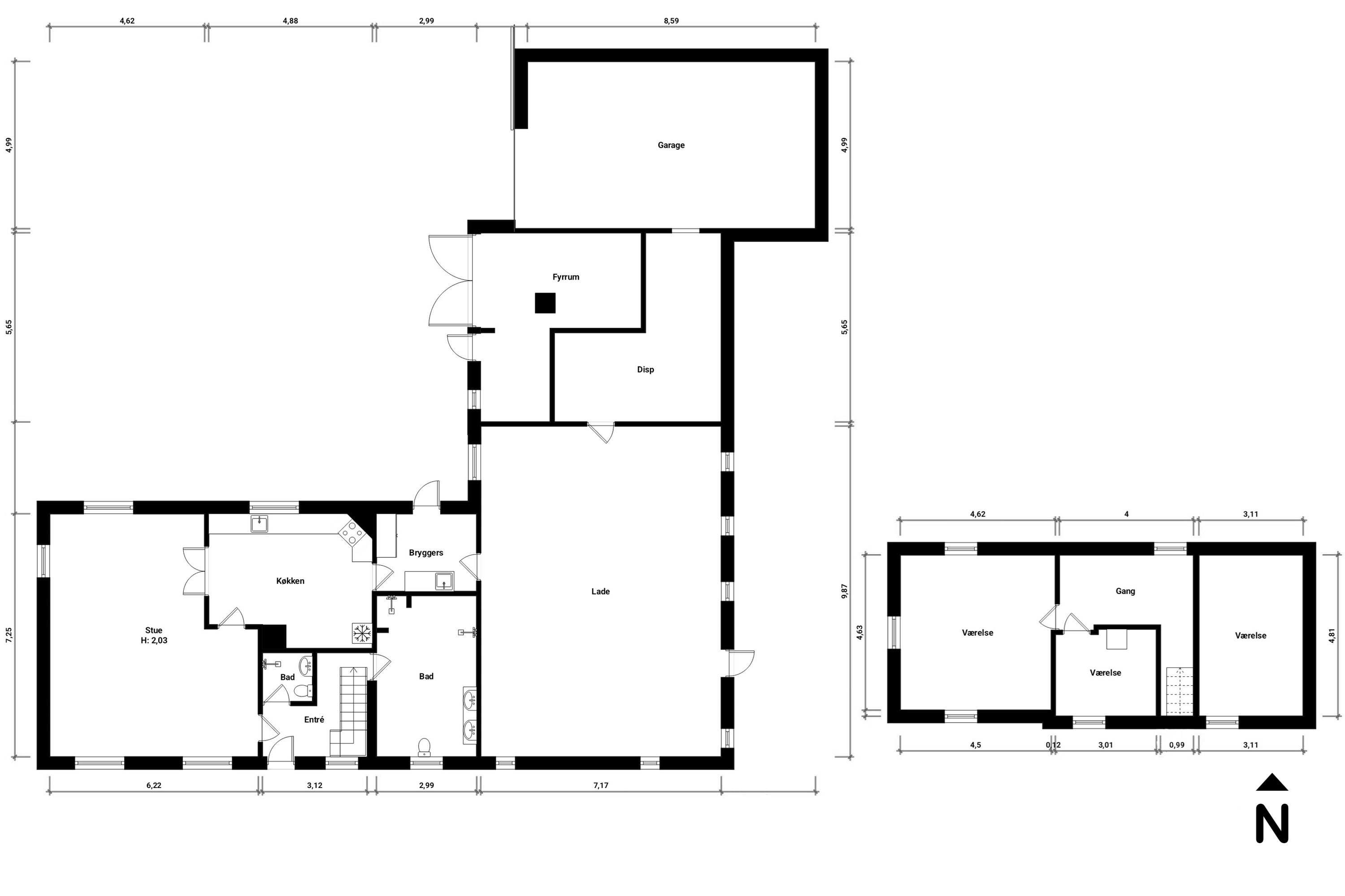 Plantegninger billede af Teglværksvej 9, Særslev, 4850 Stubbekøbing