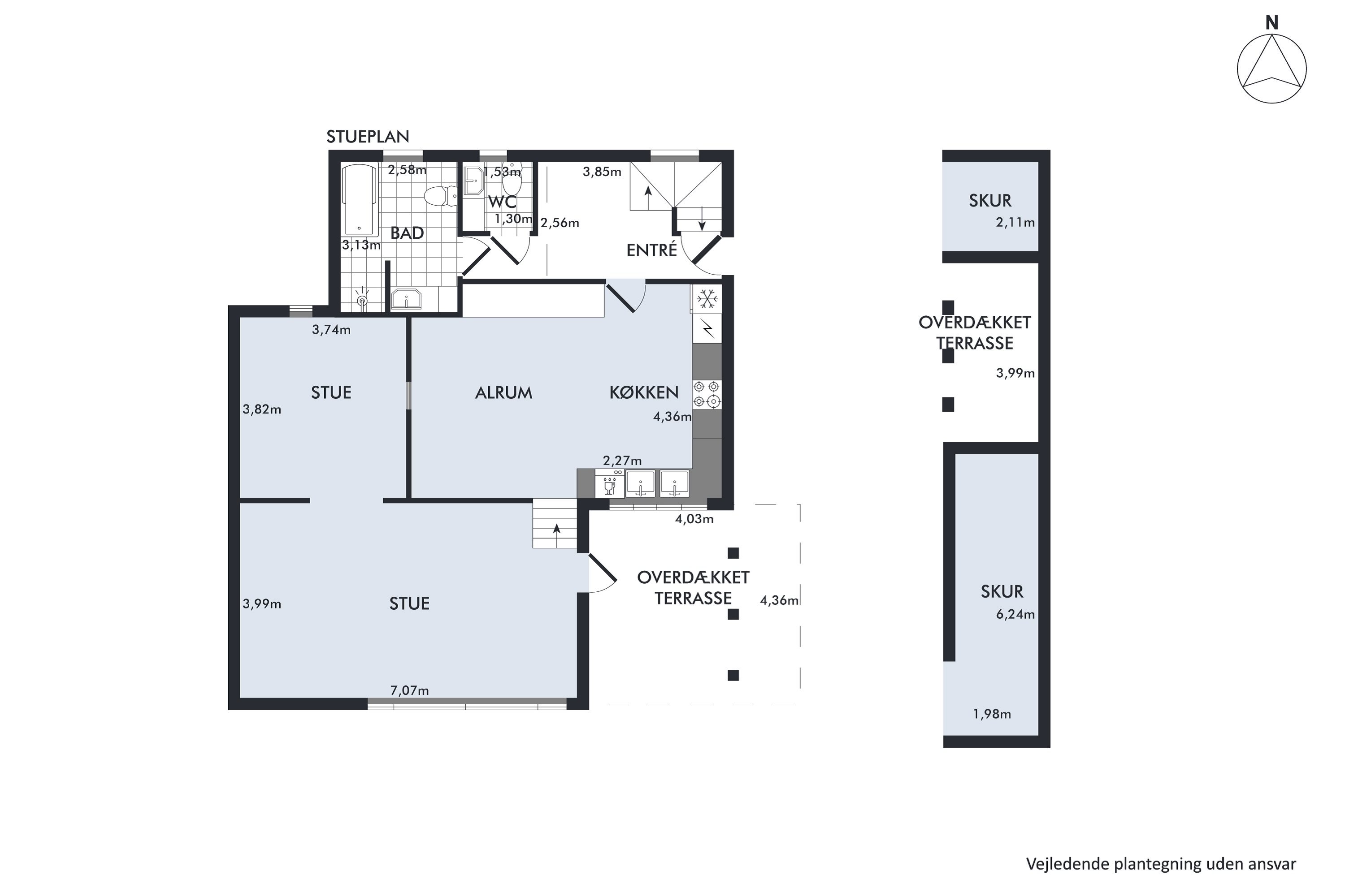 Plantegninger billede af Jens Nielsensvej 5, Vester Åby, 5600 Faaborg