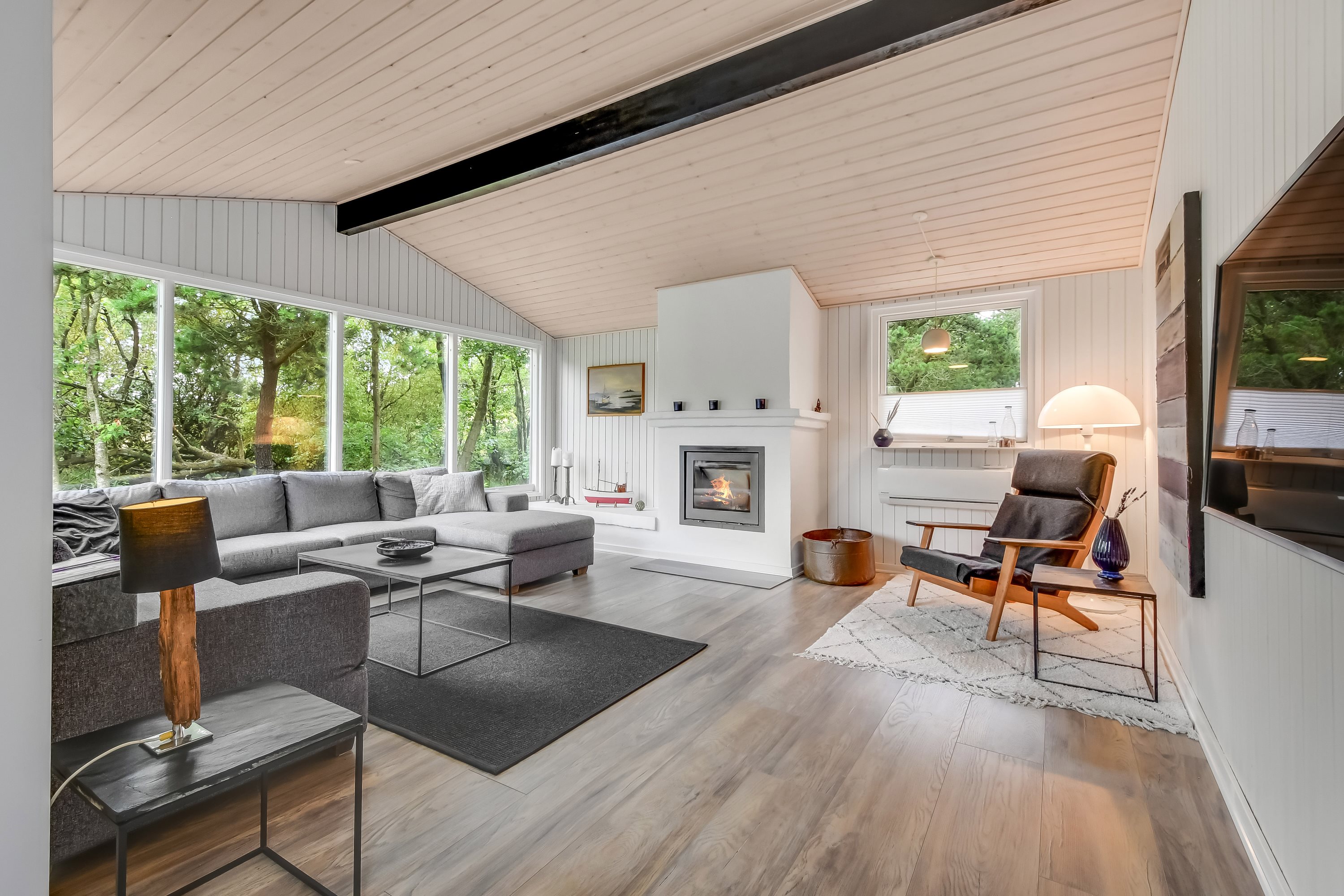 Fremhævet stue billede i fuldskærmstilstand. Billede af Lyngvej 28, Rindby Strand, 6720 Fanø