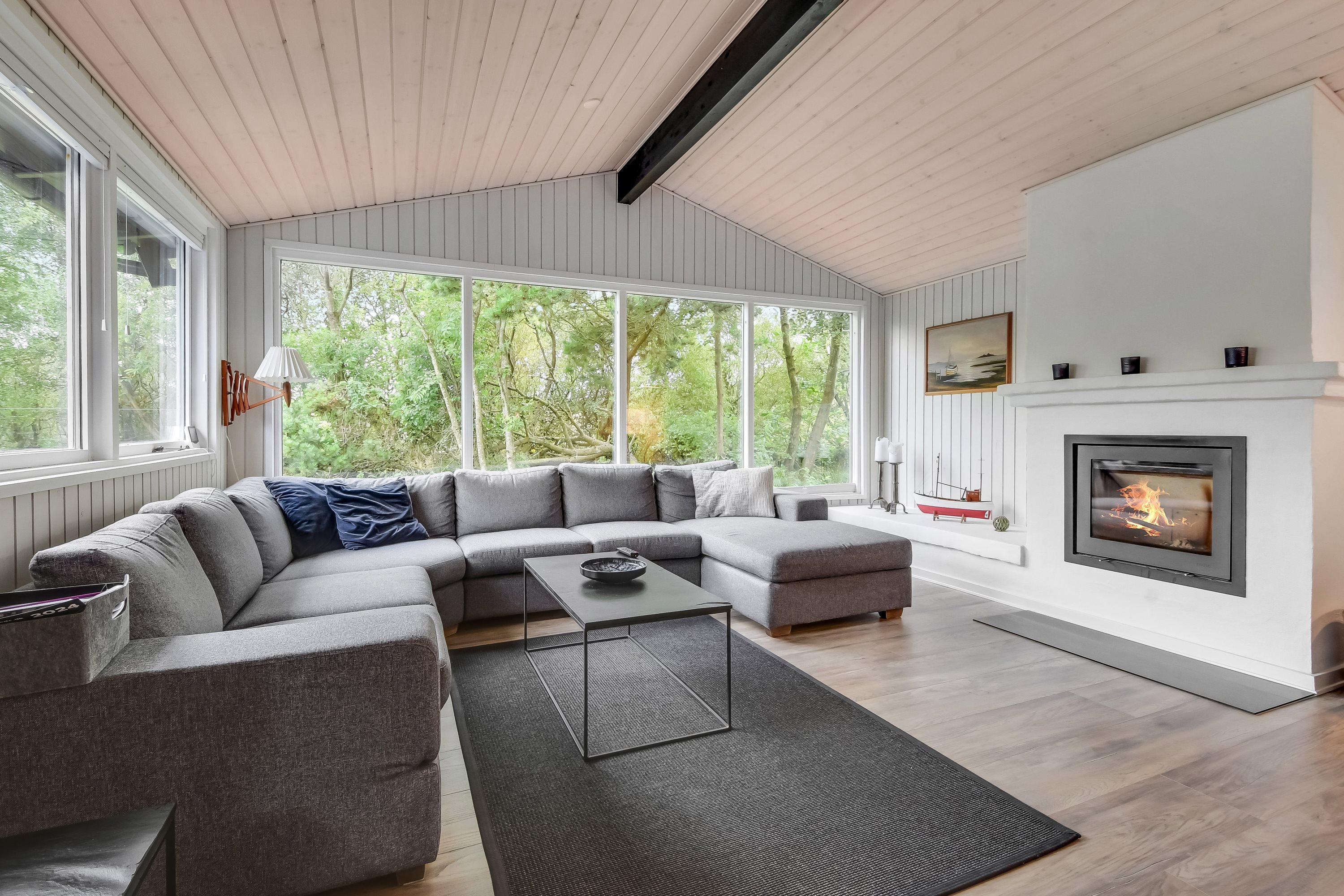 Fremhævet stue billede i fuldskærmstilstand. Billede af Lyngvej 28, Rindby Strand, 6720 Fanø