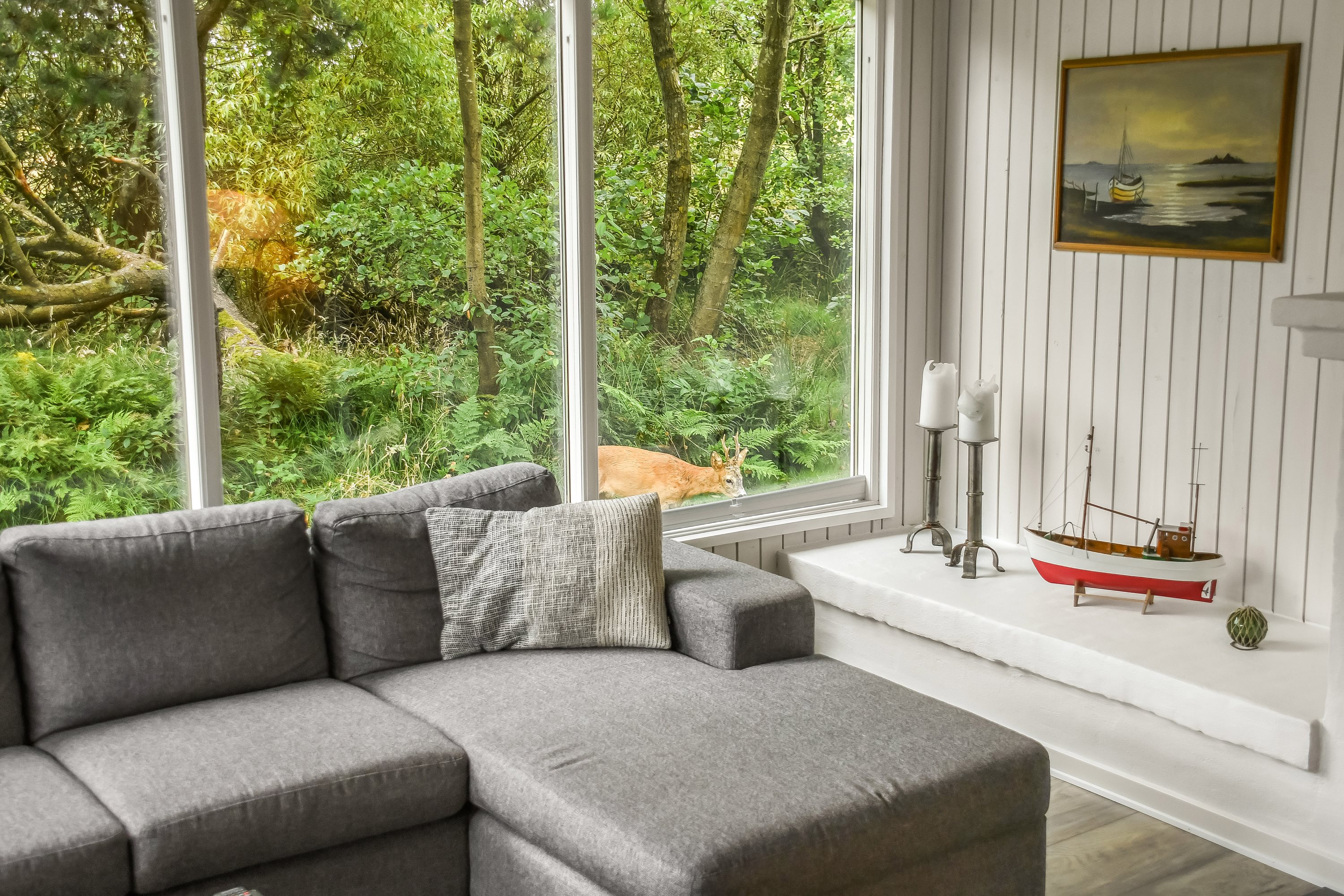 Fremhævet stue billede i fuldskærmstilstand. Billede af Lyngvej 28, Rindby Strand, 6720 Fanø