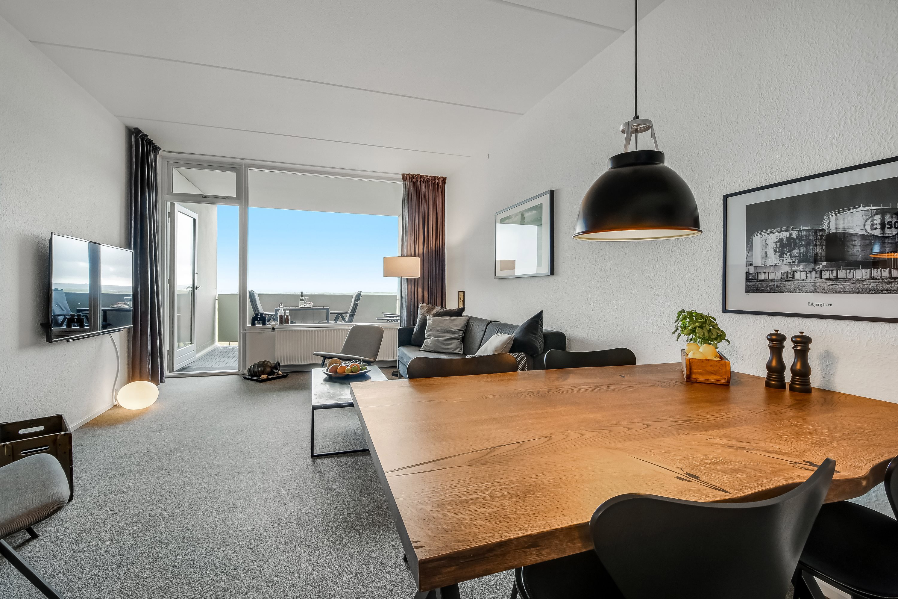 Fremhævet stue billede i fuldskærmstilstand. Billede af Strandvejen 61A, 1. 210., Fanø Bad, 6720 Fanø