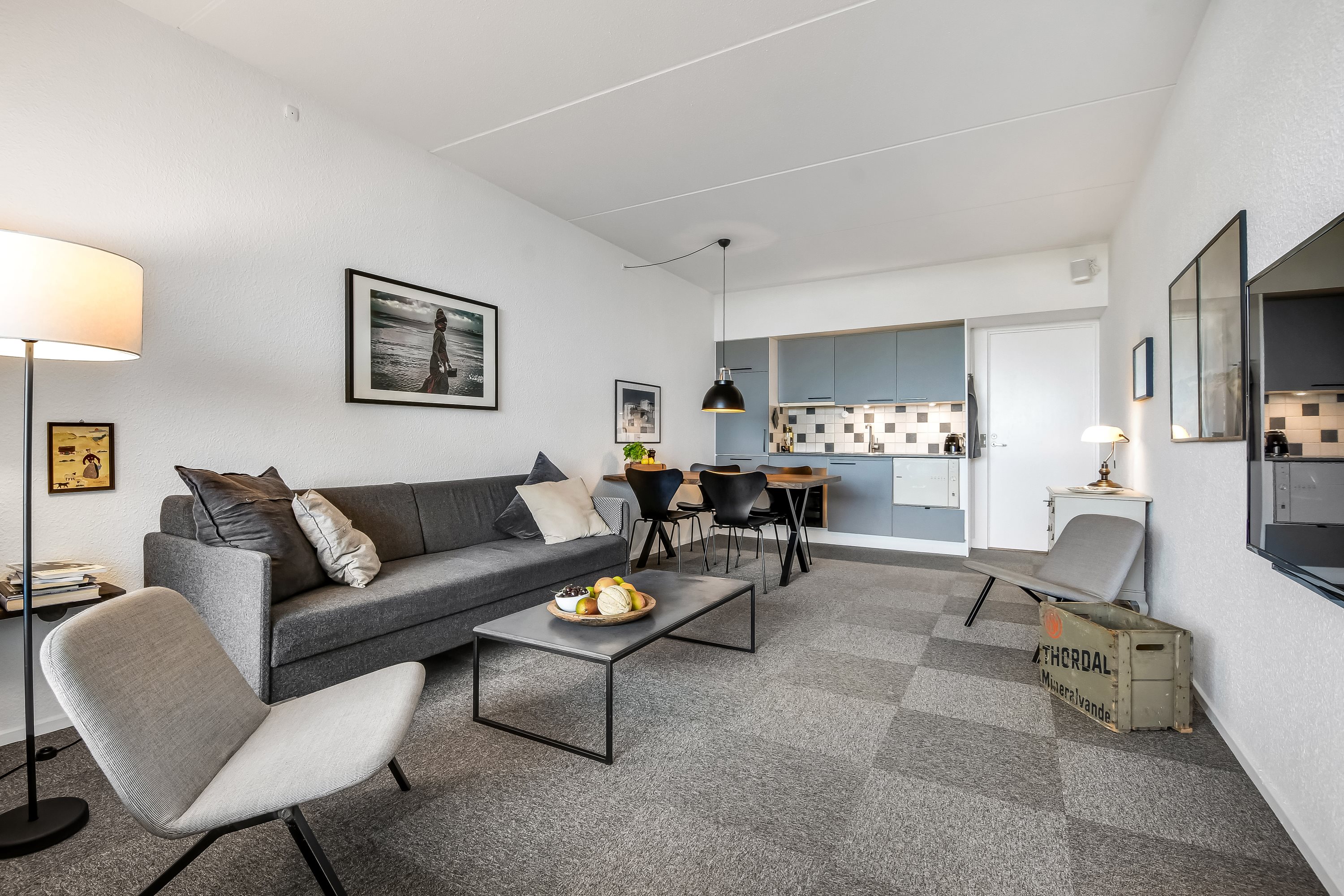 Fremhævet stue billede i fuldskærmstilstand. Billede af Strandvejen 61A, 1. 210., Fanø Bad, 6720 Fanø