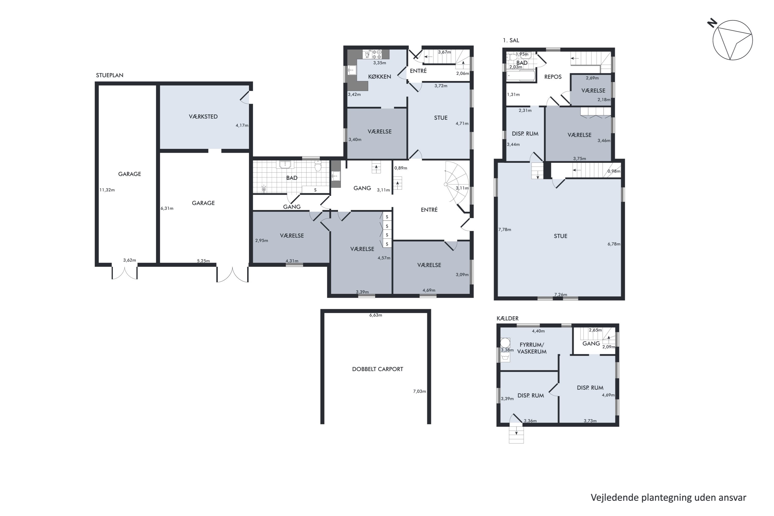 Plantegninger billede af Ølstedvej 1, Sdr Broby, 5672 Broby