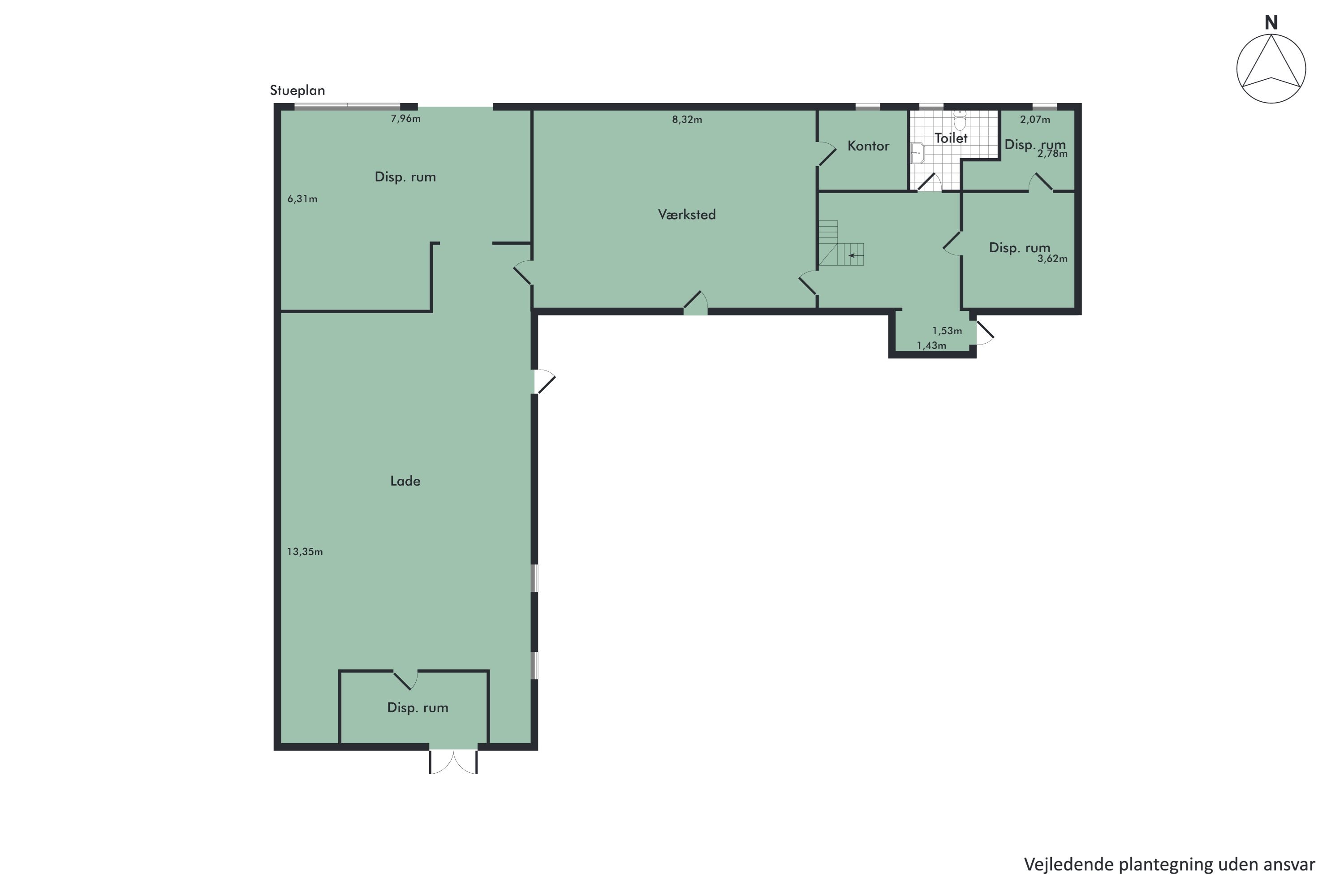 Plantegninger billede af Nørre Hurupvej 32A, Øster Hurup, 9560 Hadsund