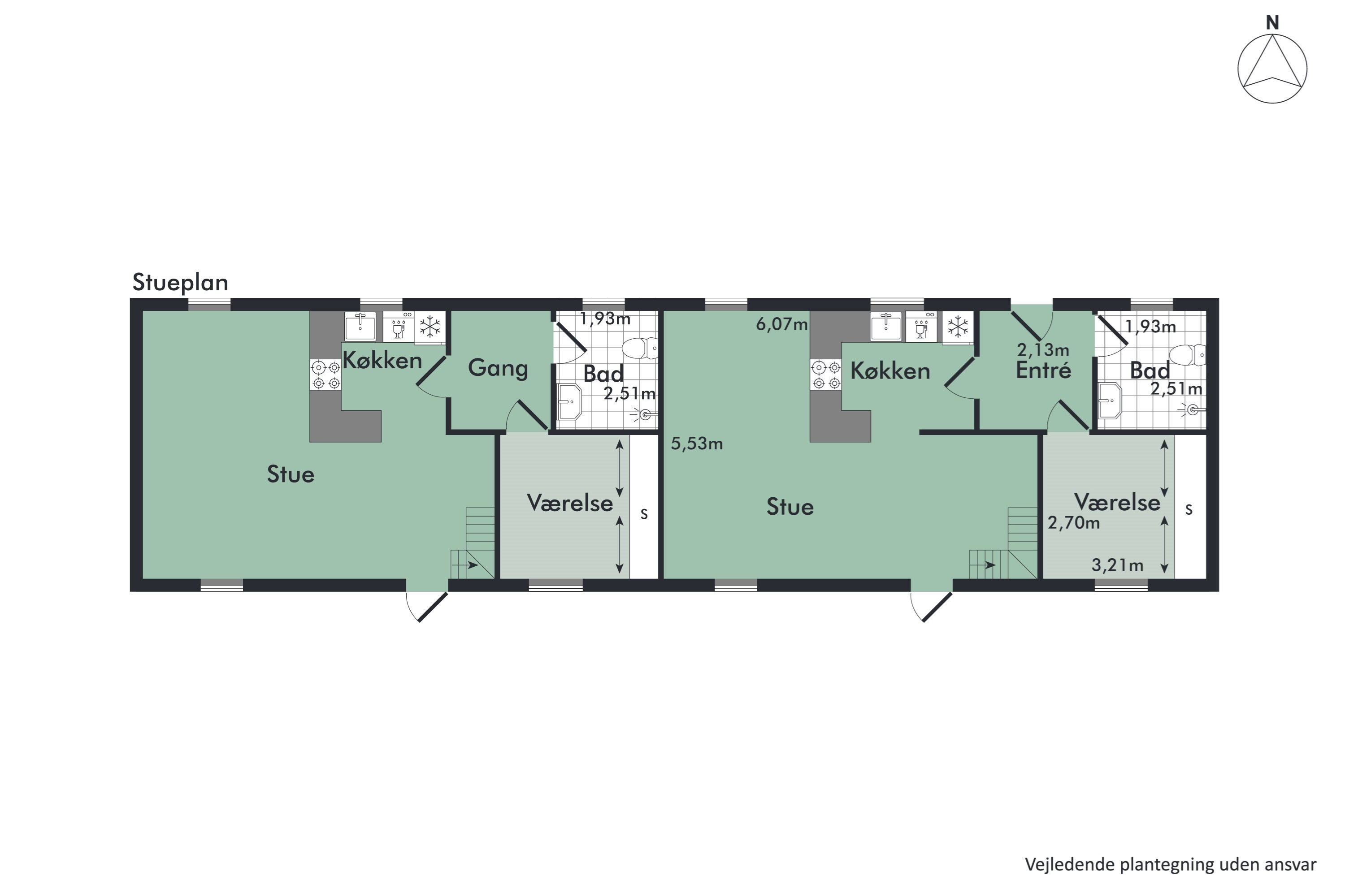 Plantegninger billede af Nørre Hurupvej 32A, Øster Hurup, 9560 Hadsund